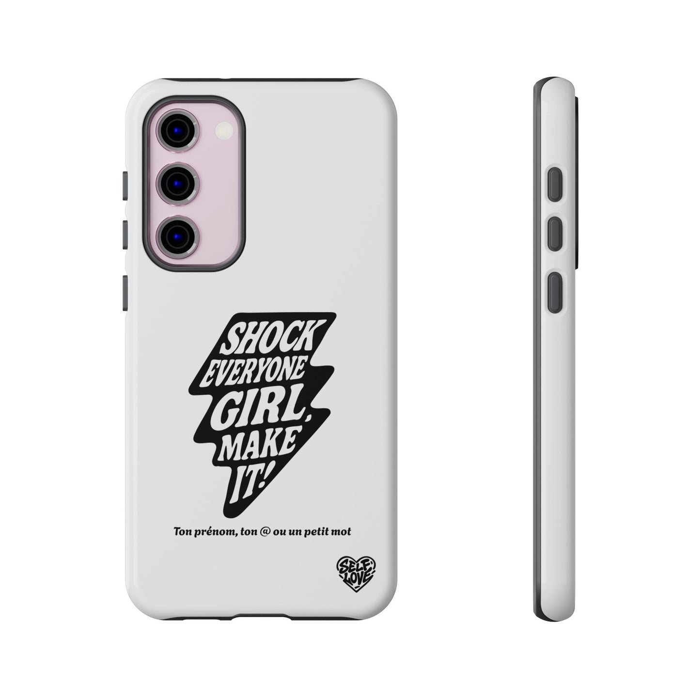 Shock Everyone - Coque Samsung (blanc)