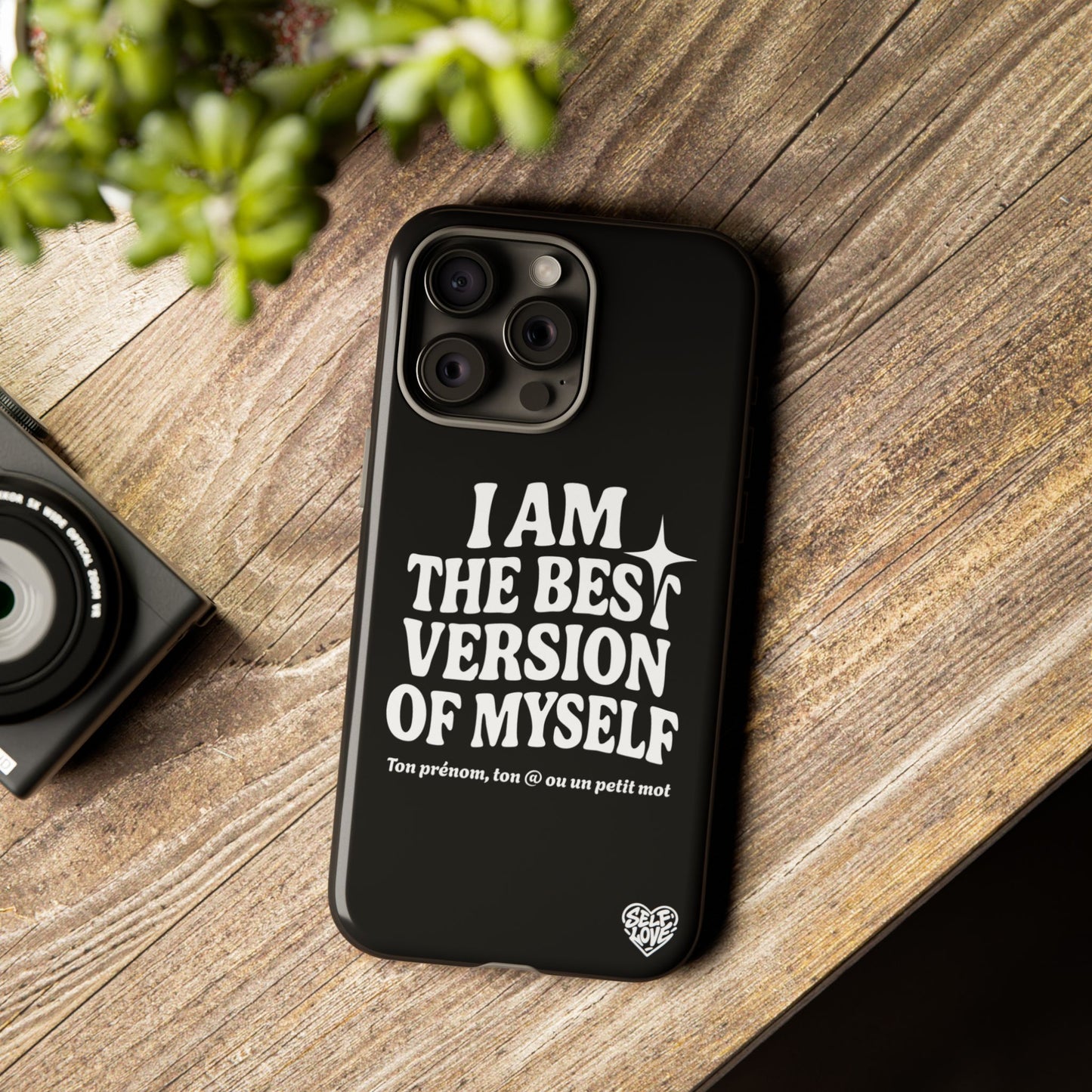 I Am The Best Version Of Myself - Coque iPhone (noir)