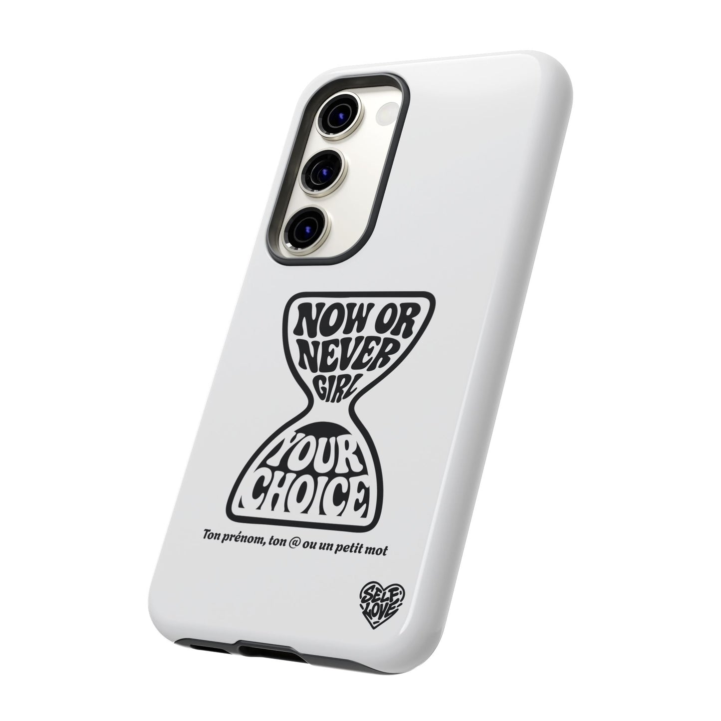 Now Or Never Girl - Coque Samsung (blanc)