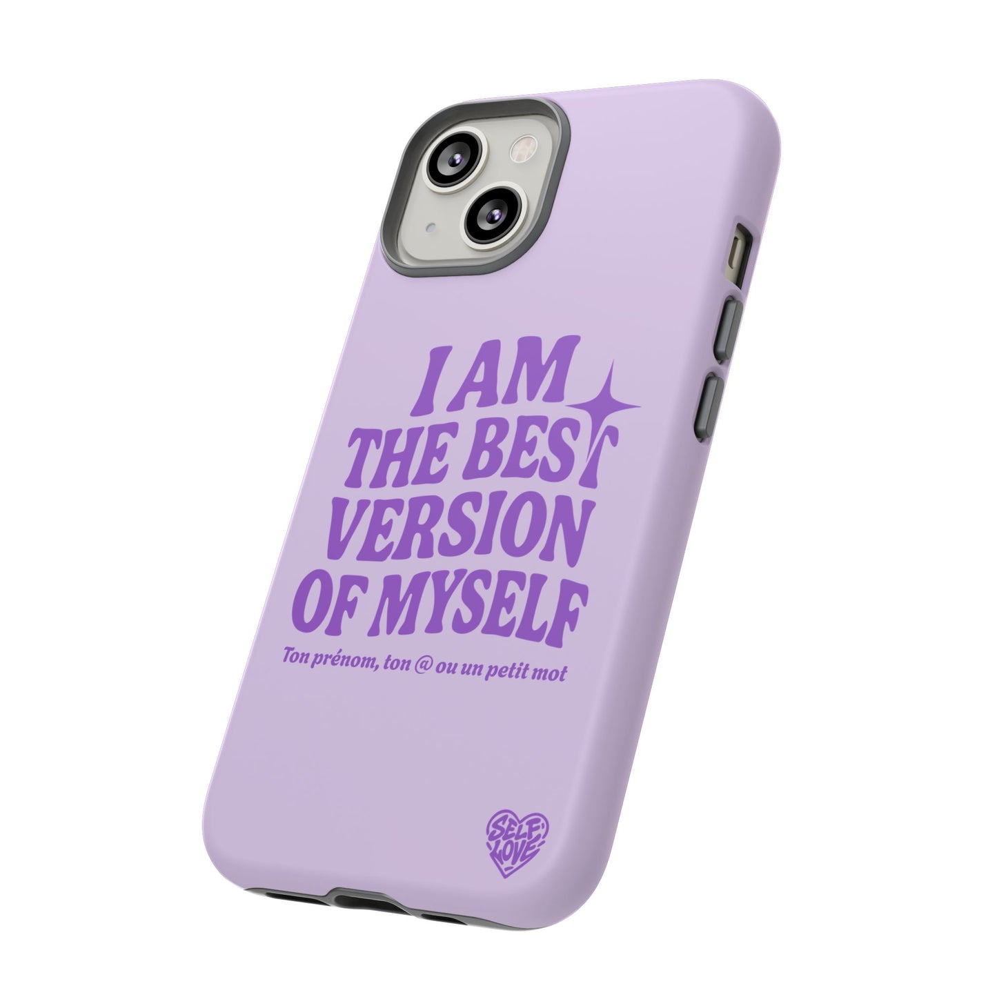 I Am The Best Version Of Myself - Coque iPhone (violet)