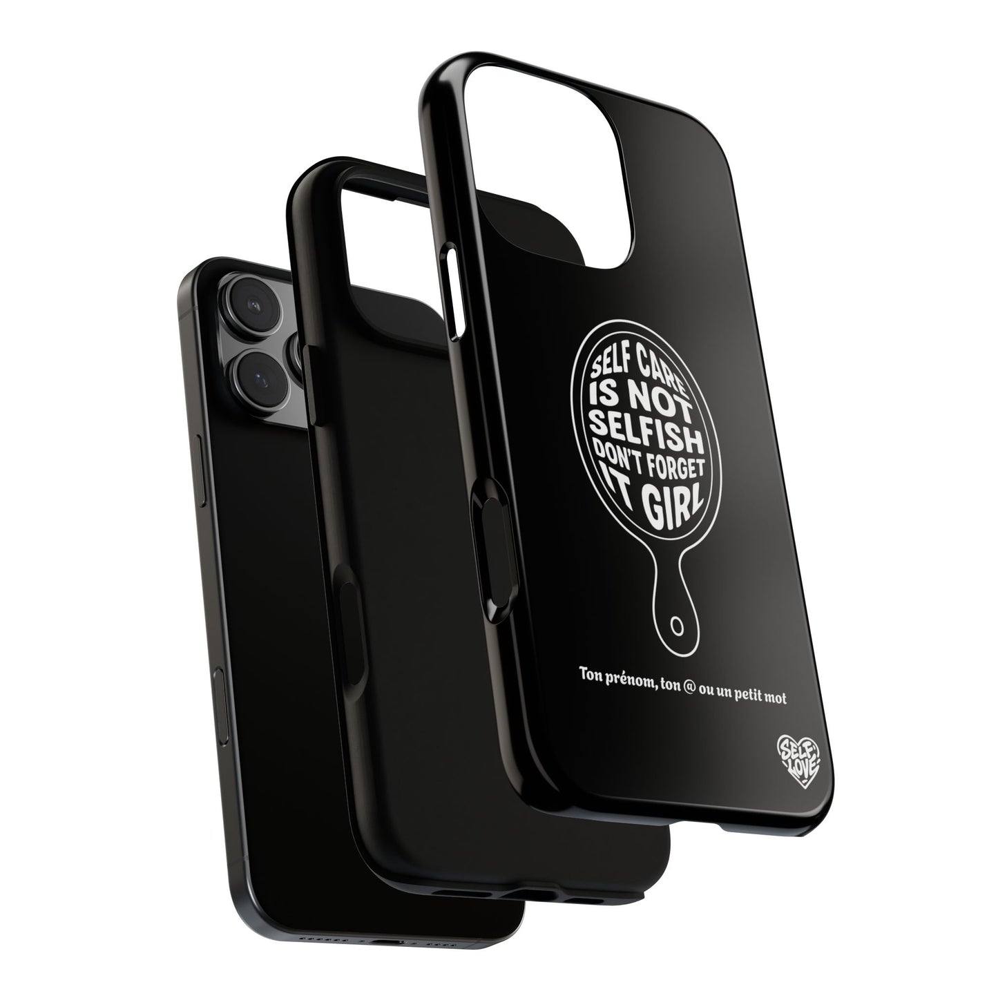 Self Care - Coque iPhone (noir)