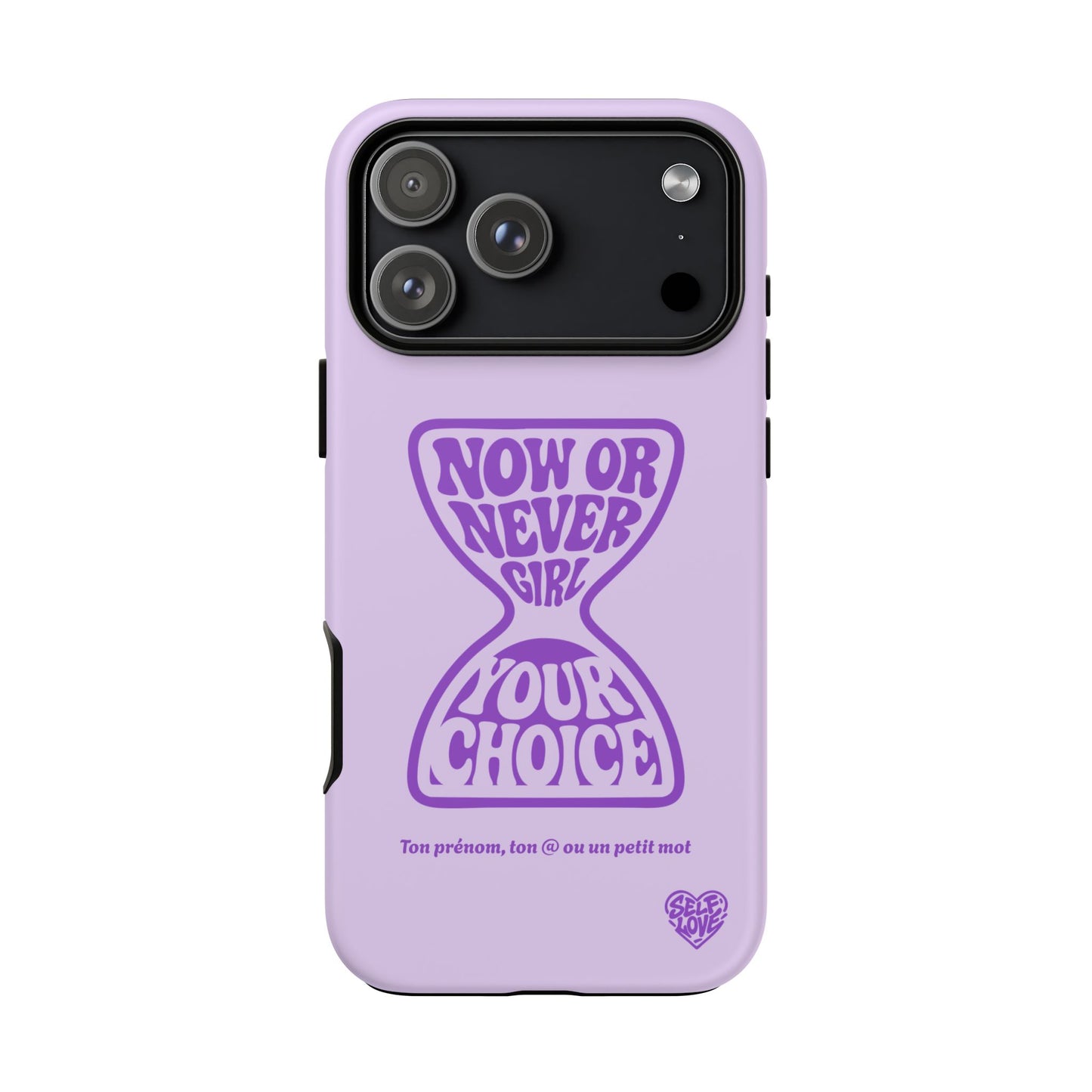 Now Or Never Girl - Coque iPhone (violet)