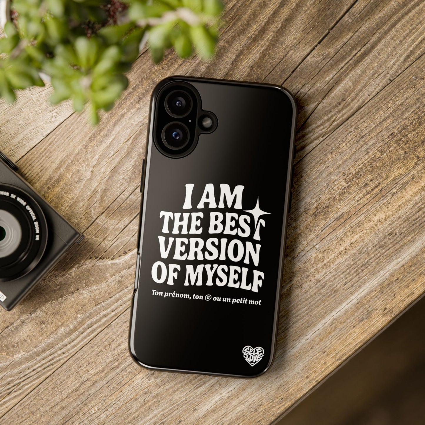 I Am The Best Version Of Myself - Coque iPhone (noir)