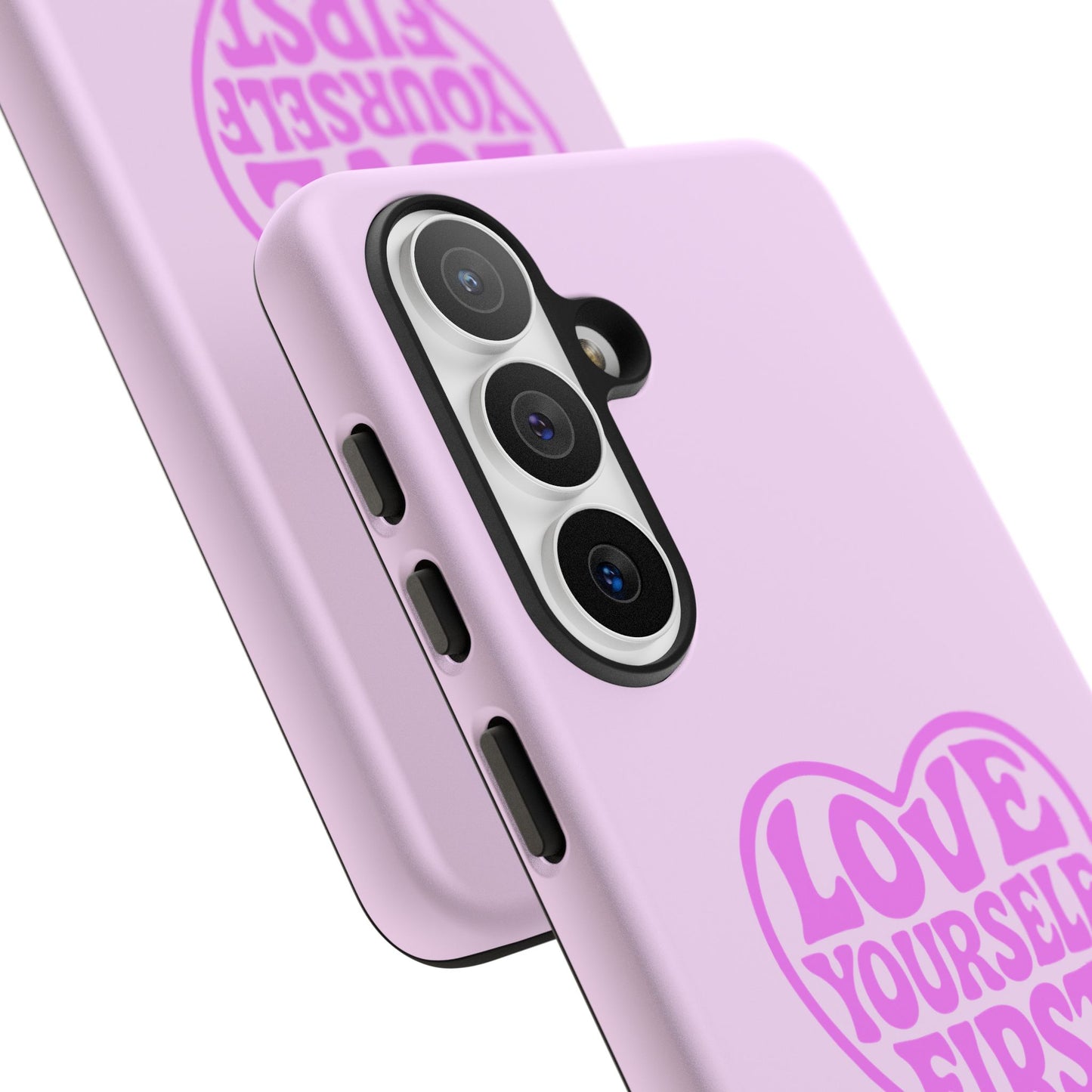 Love Yourself First - Coque Samsung (rose)