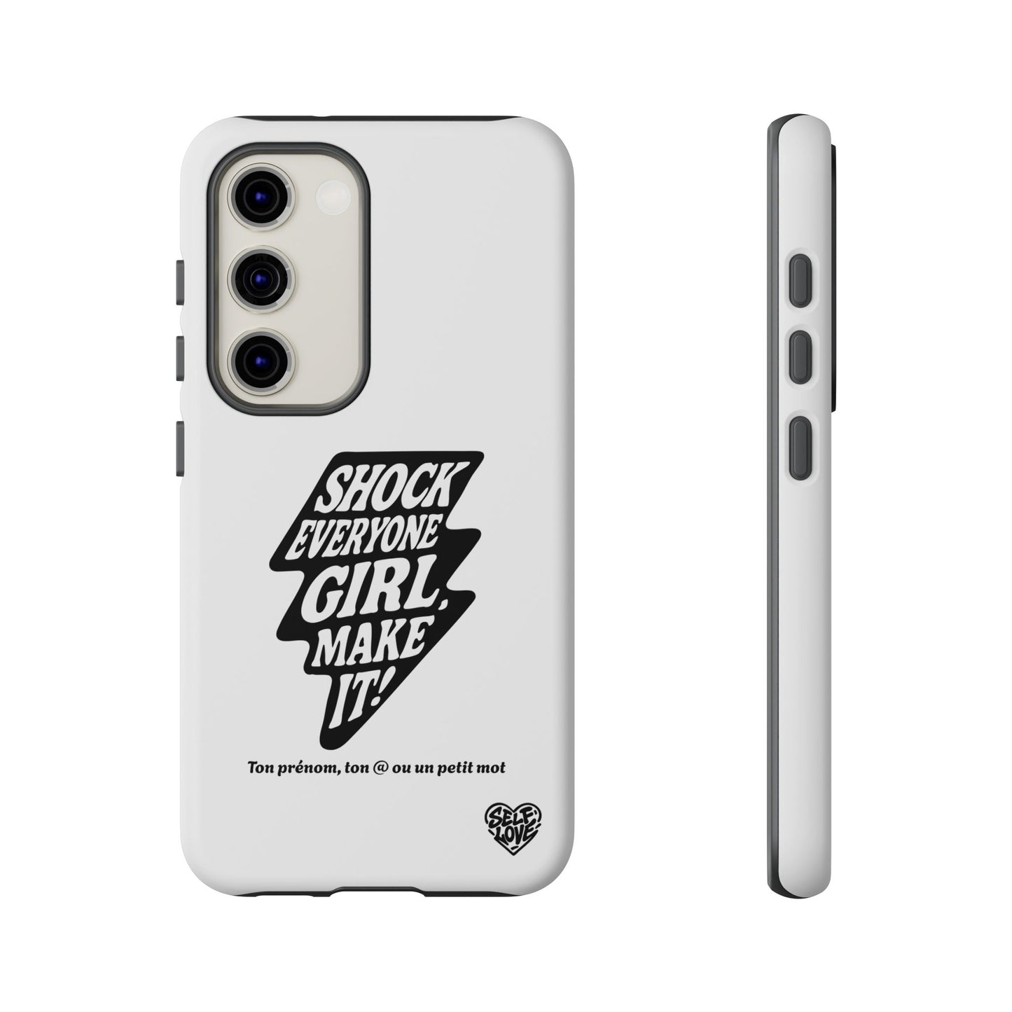 Shock Everyone - Coque Samsung (blanc)