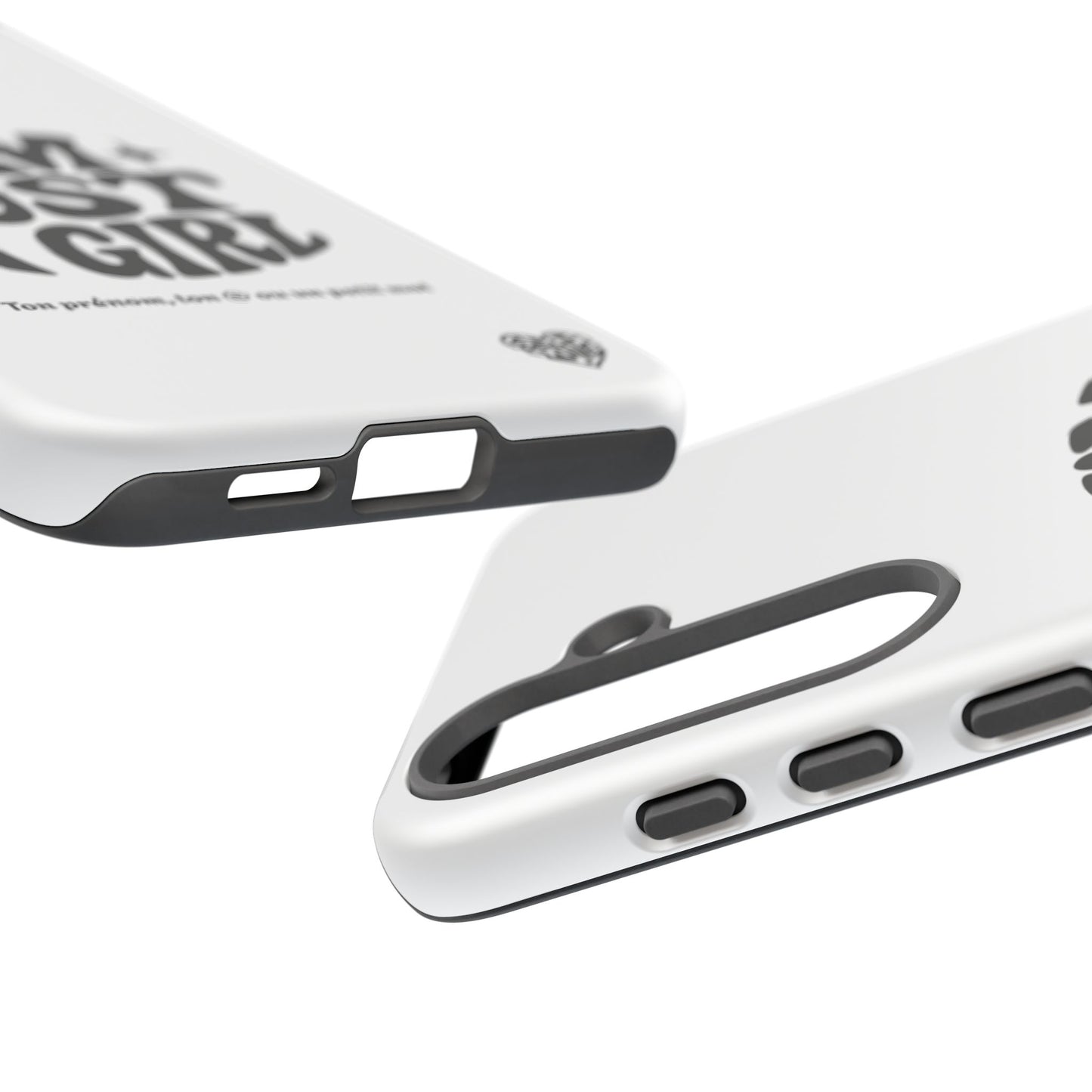 Im Just A Girl - Coque Samsung (blanc)
