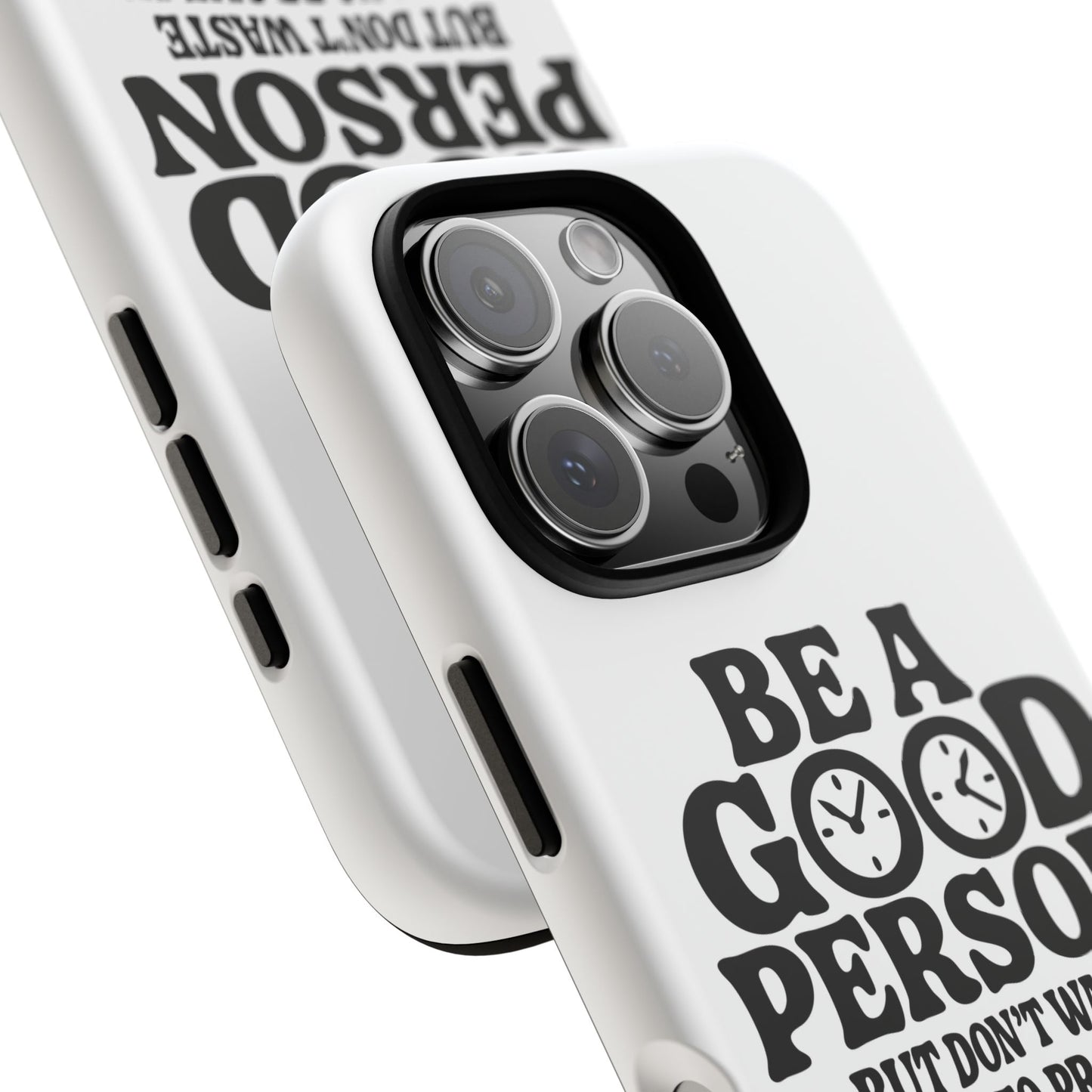 Be A Good Person - Coque iPhone (blanc)