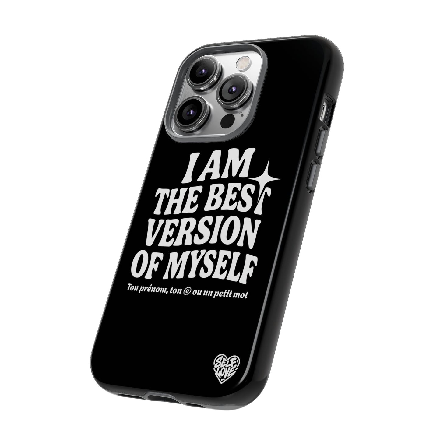 I Am The Best Version Of Myself - Coque iPhone (noir)