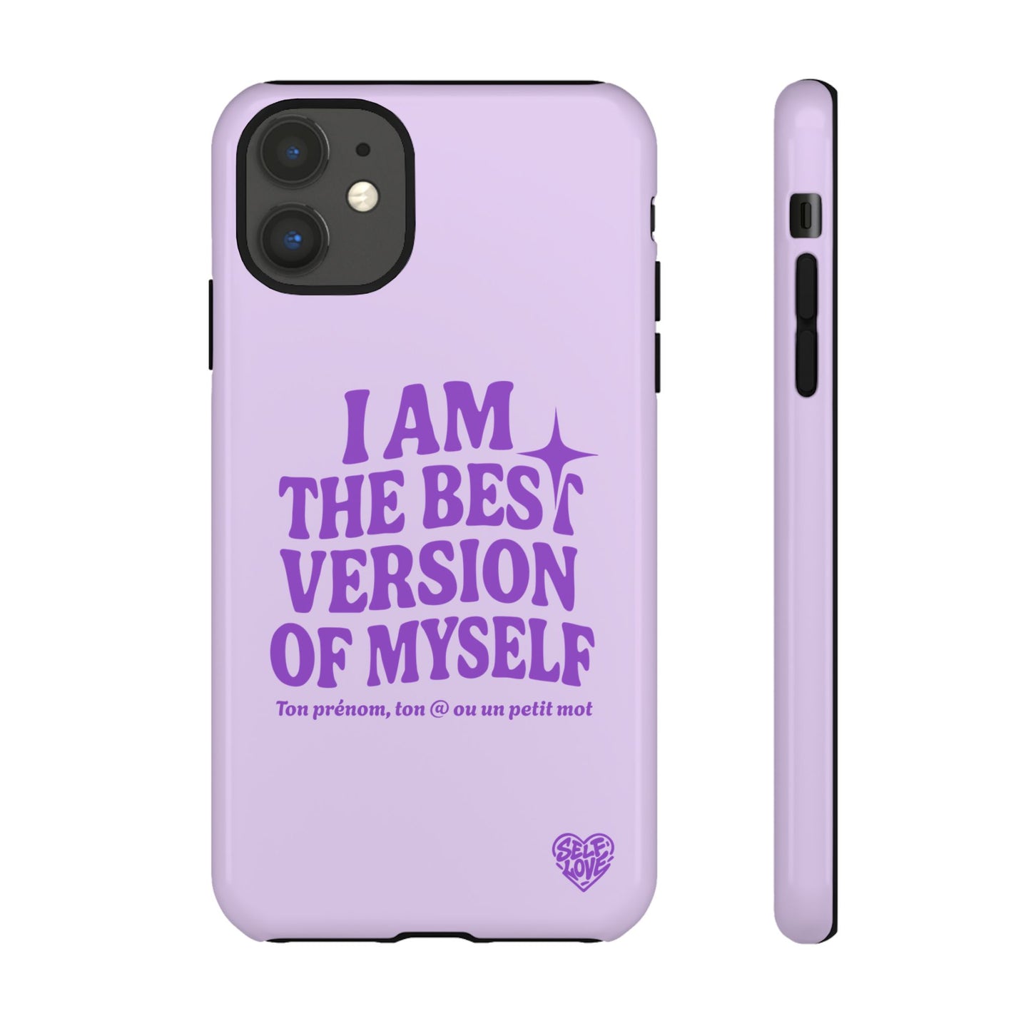 I Am The Best Version Of Myself - Coque iPhone (violet)