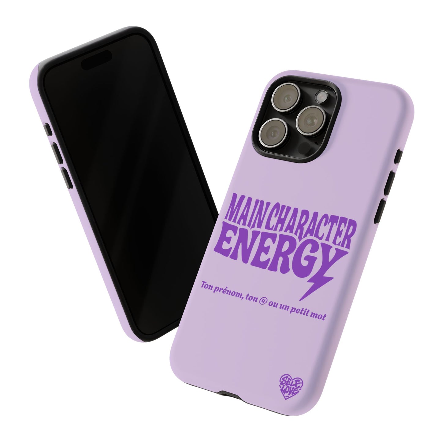 Main Character Energy - Coque iPhone (violet)