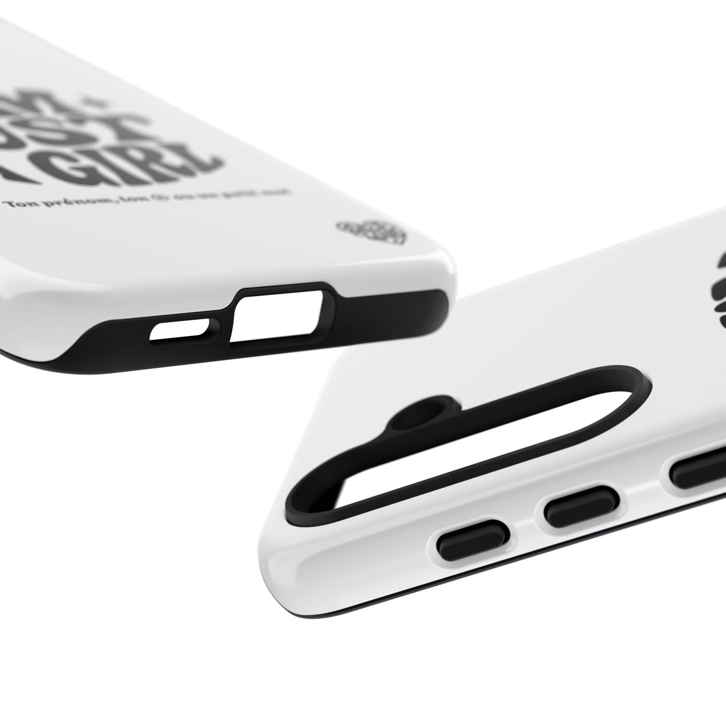 Im Just A Girl - Coque Samsung (blanc)