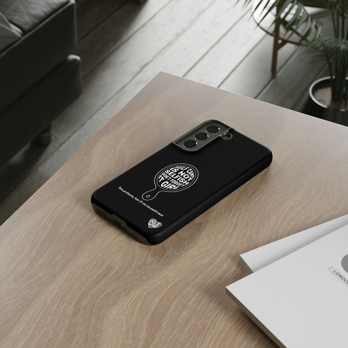 Self Care - Coque Samsung (noir)