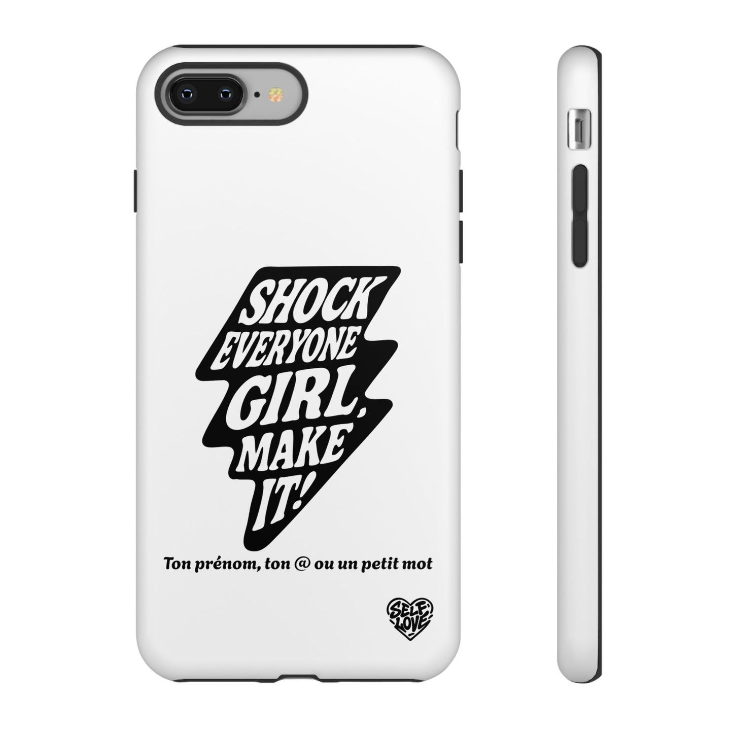 Shock Everyone - Coque iPhone (blanc)