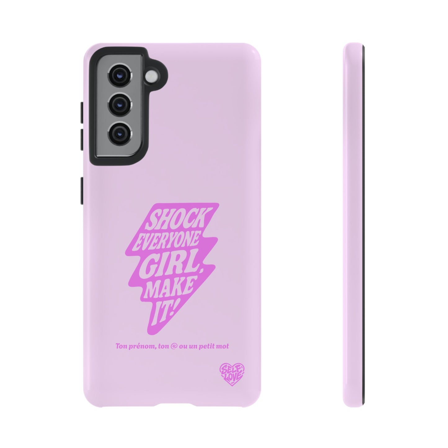 Shock Everyone - Coque Samsung (rose)