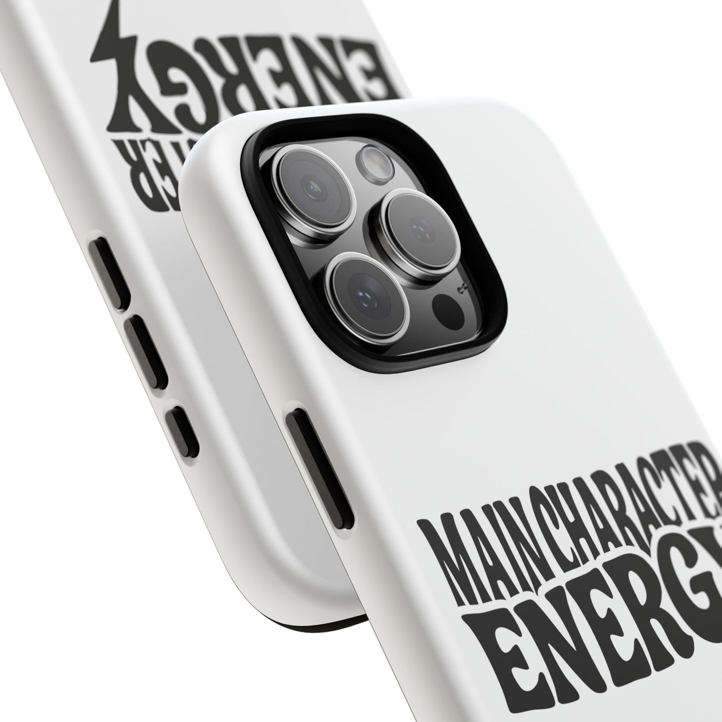 Main Character Energy - Coque iPhone (blanc)