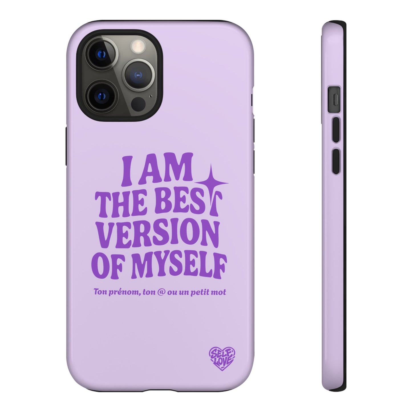 I Am The Best Version Of Myself - Coque iPhone (violet)