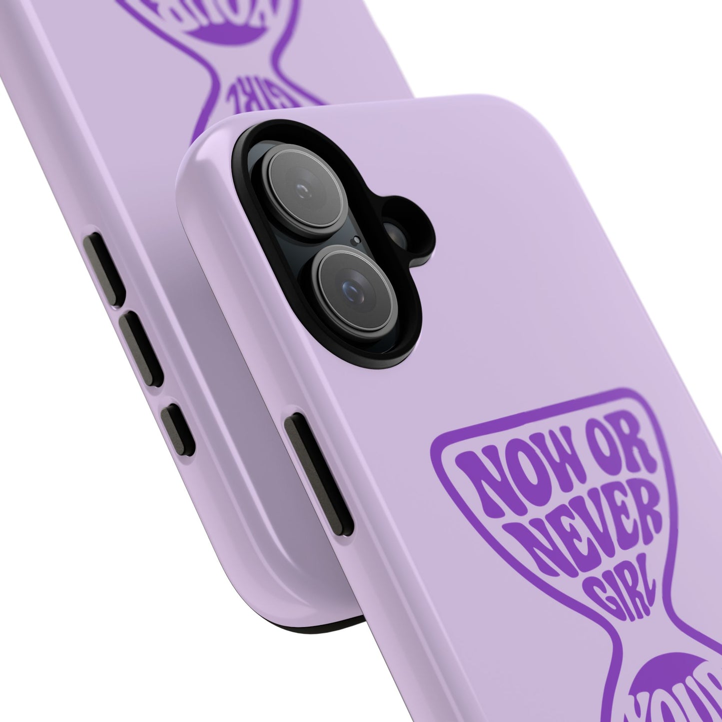 Now Or Never Girl - Coque iPhone (violet)