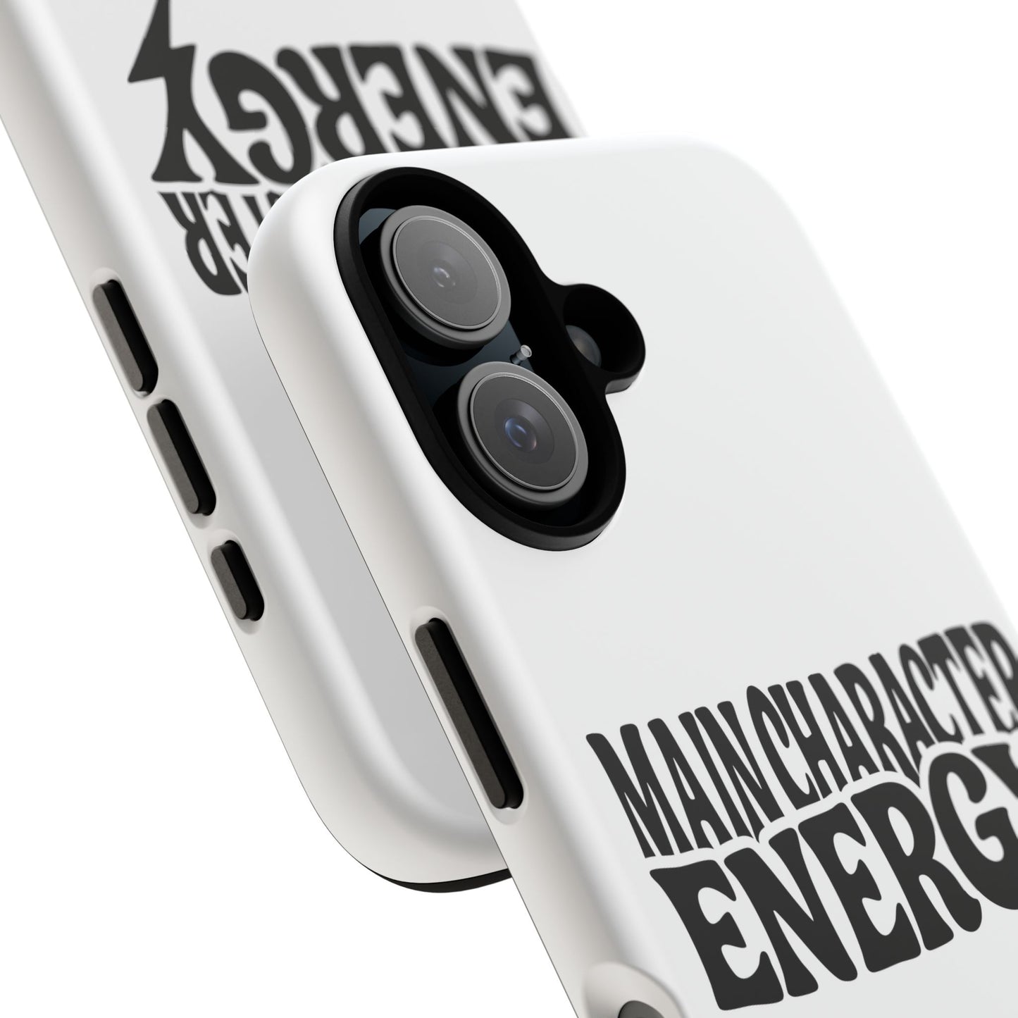 Main Character Energy - Coque iPhone (blanc)