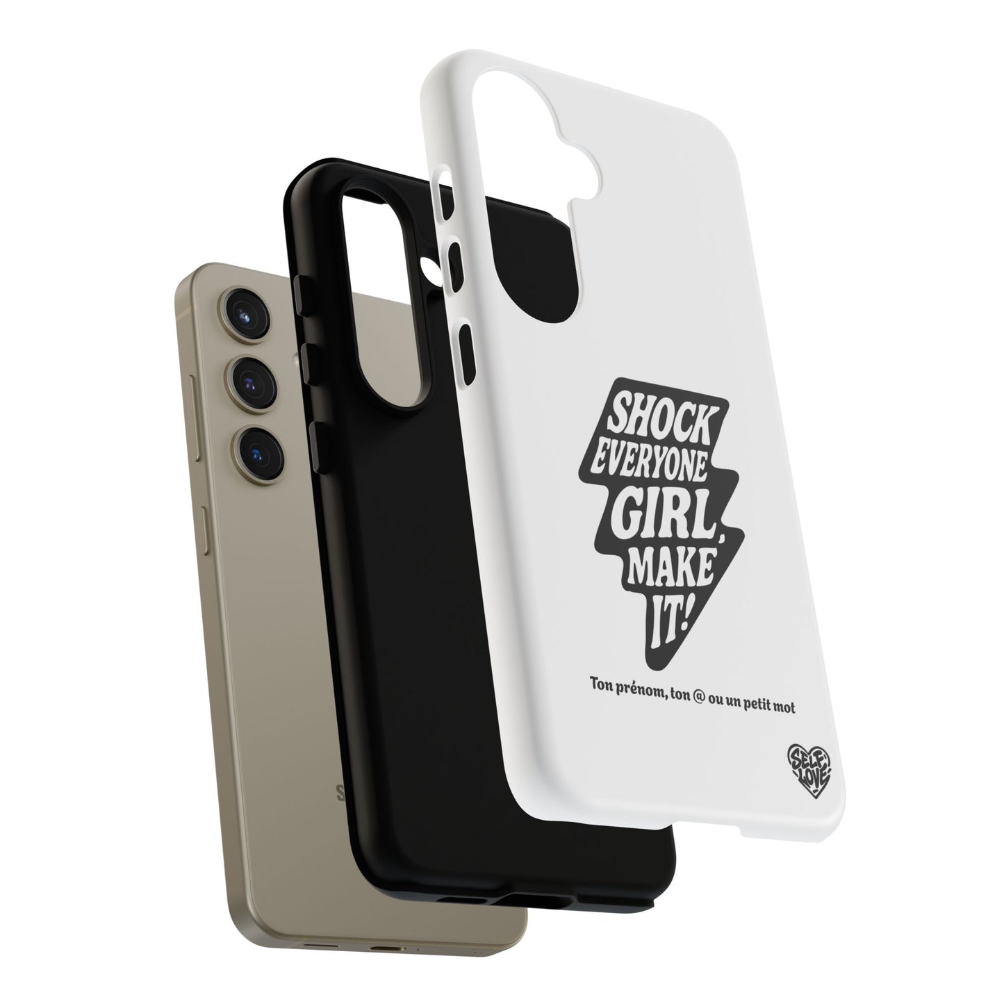 Shock Everyone - Coque Samsung (blanc)