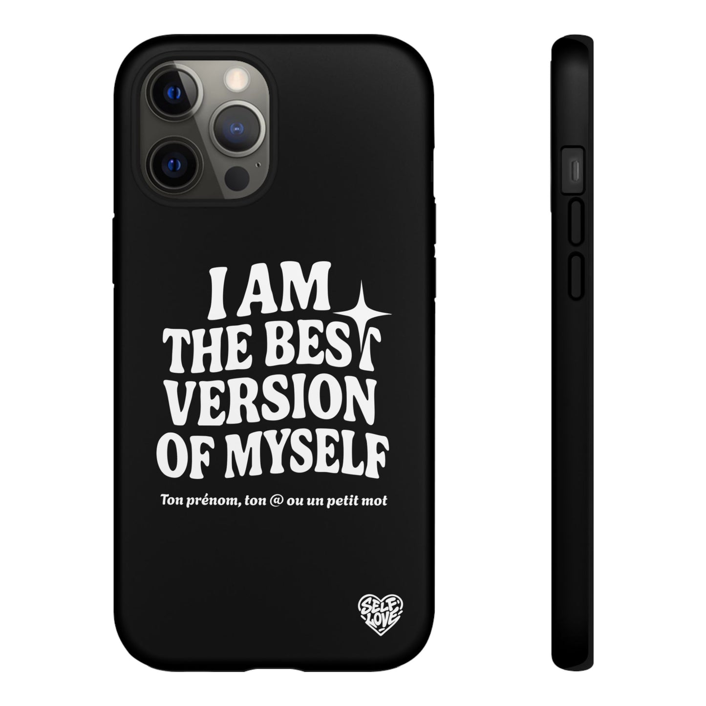 I Am The Best Version Of Myself - Coque iPhone (noir)