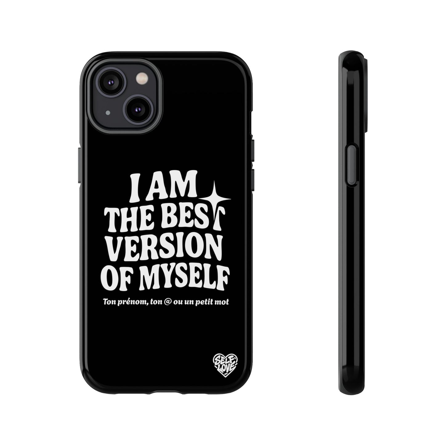 I Am The Best Version Of Myself - Coque iPhone (noir)