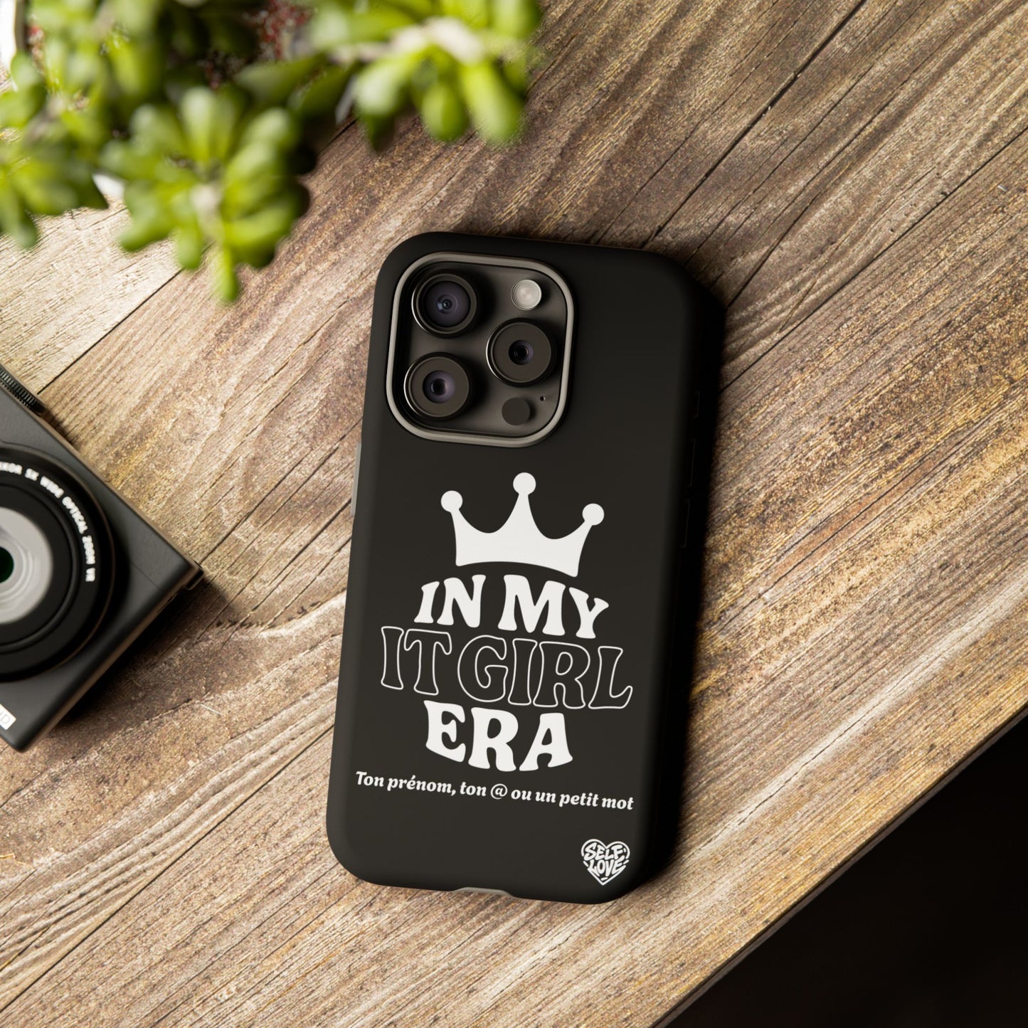 In My It Girl Era - Coque iPhone (noir)