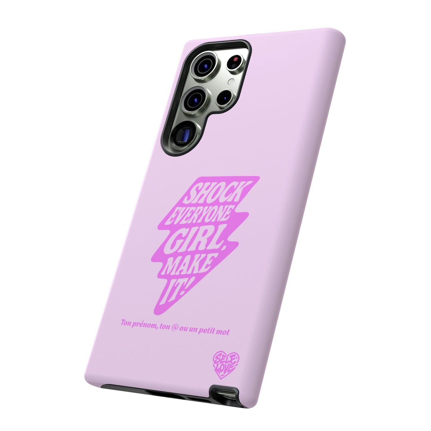 Shock Everyone - Coque Samsung (rose)