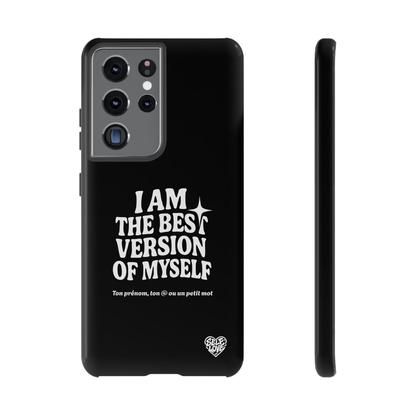 I Am The Best Version Of Myself - Coque Samsung (noir)