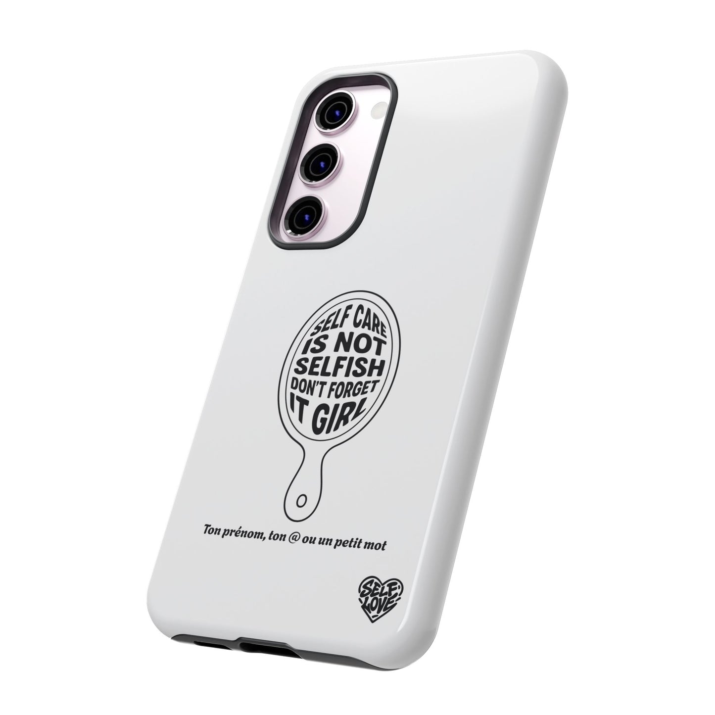 Self Care - Coque Samsung (blanc)