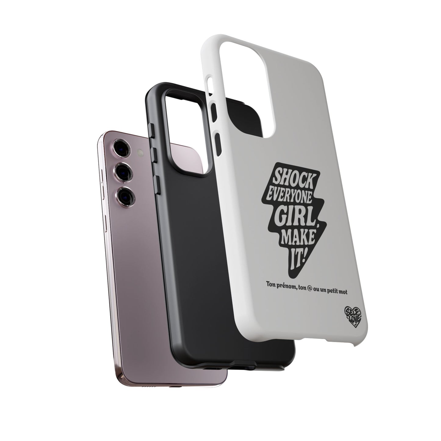 Shock Everyone - Coque Samsung (blanc)