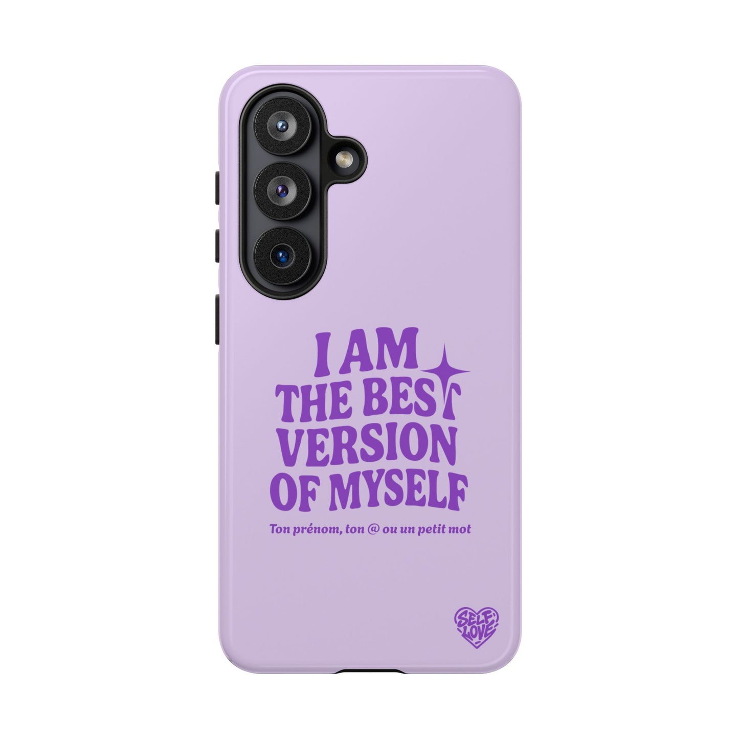 I Am The Best Version Of Myself - Coque Samsung (violet)