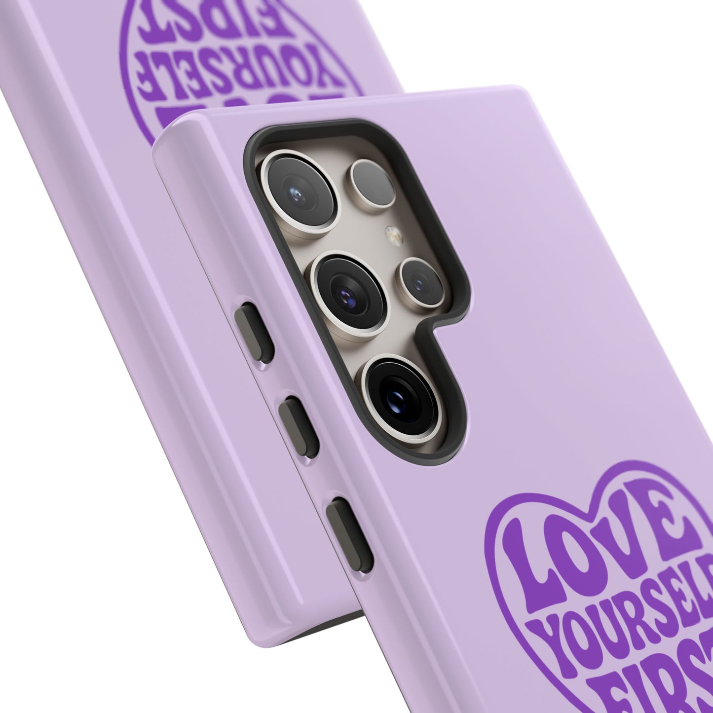 Love Yourself First - Coque Samsung (violet)