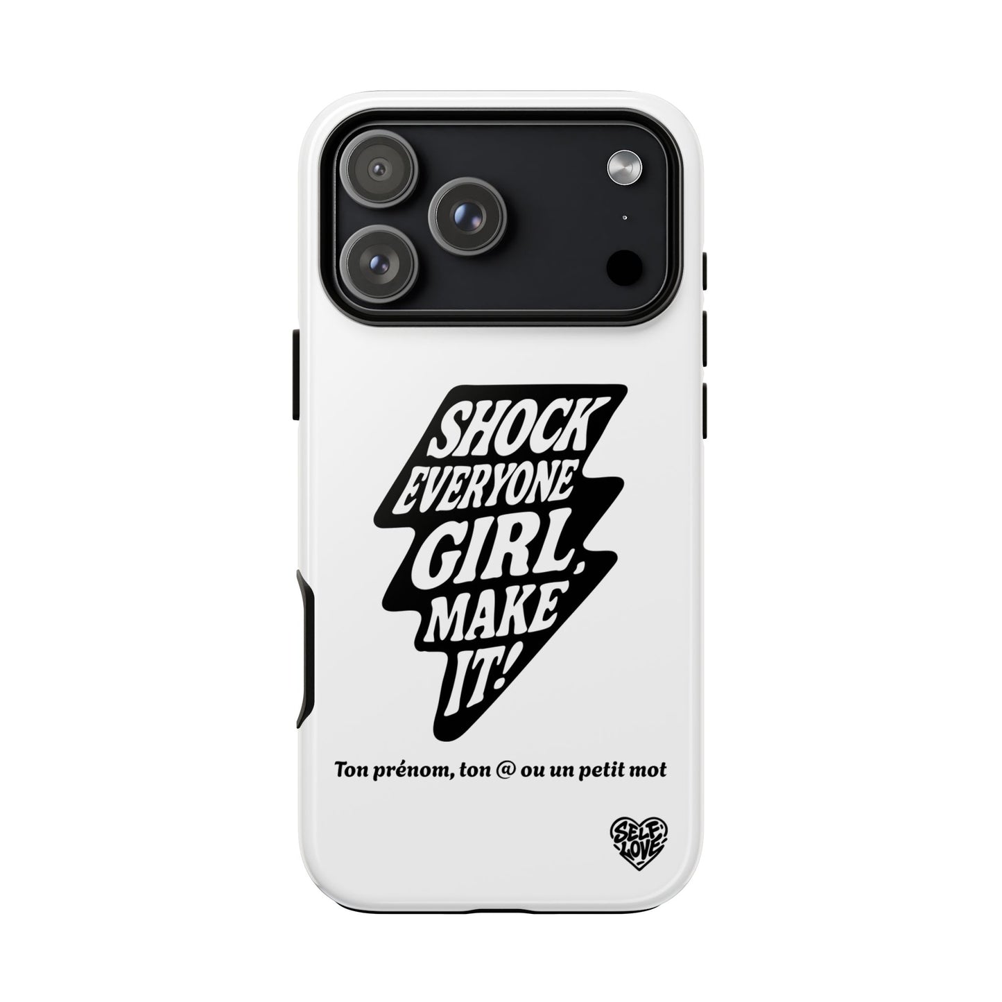 Shock Everyone - Coque iPhone (blanc)
