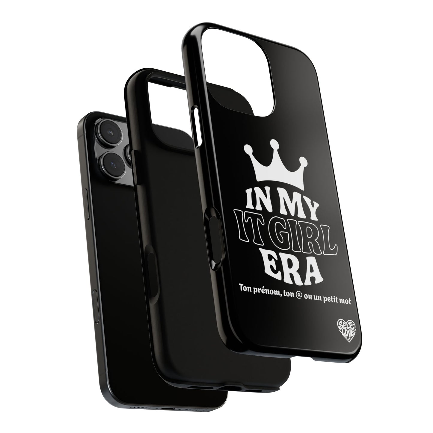 In My It Girl Era - Coque iPhone (noir)