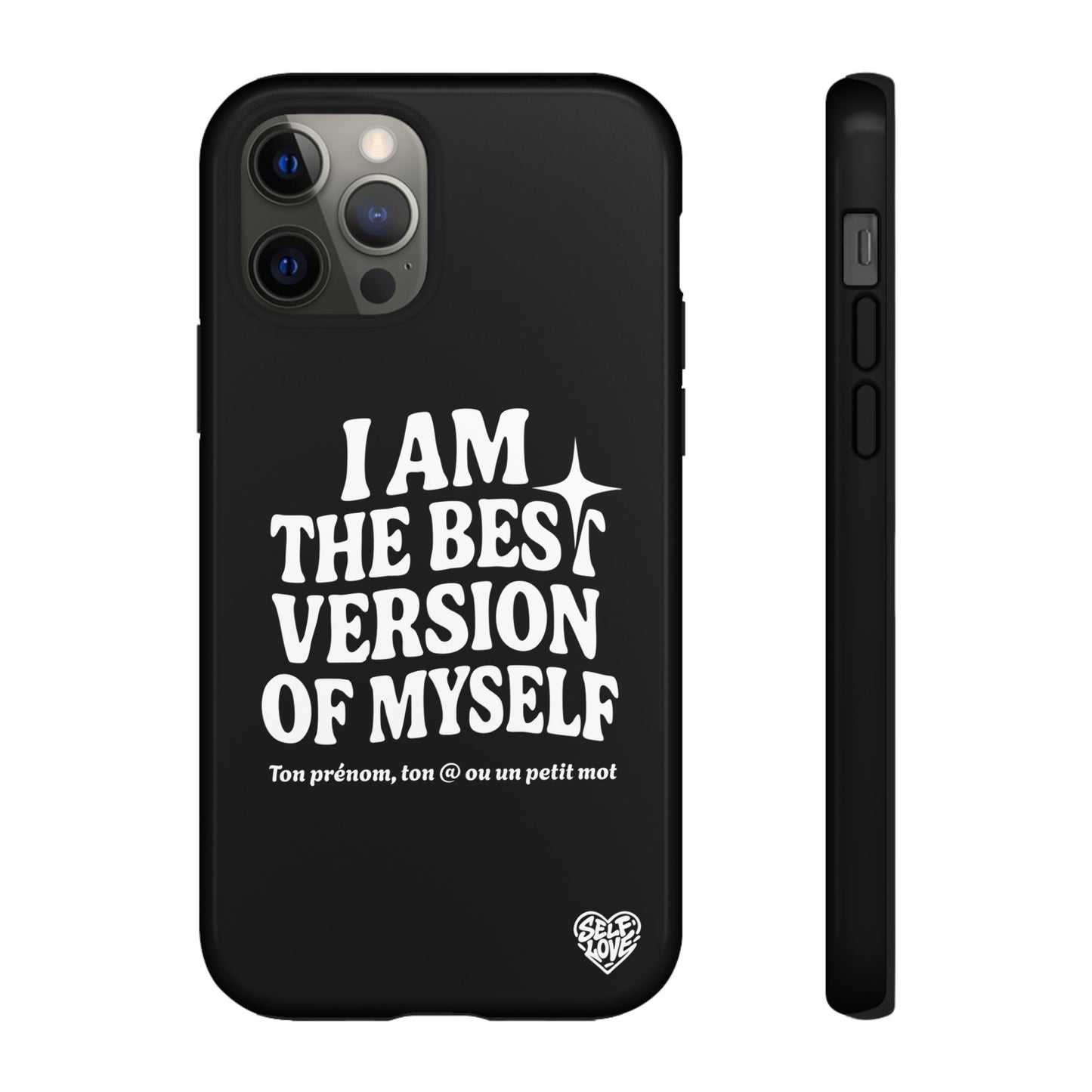 I Am The Best Version Of Myself - Coque iPhone (noir)