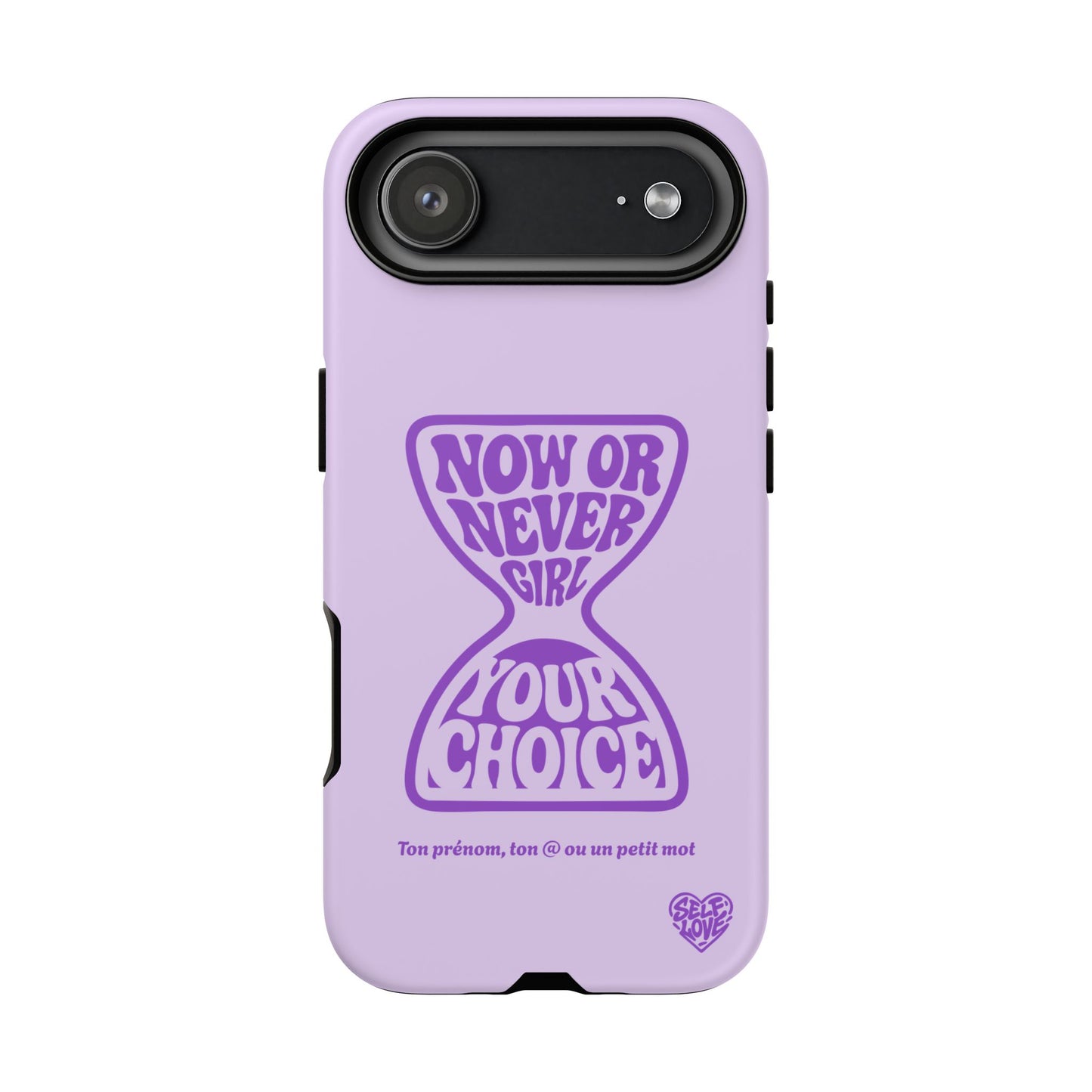 Now Or Never Girl - Coque iPhone (violet)