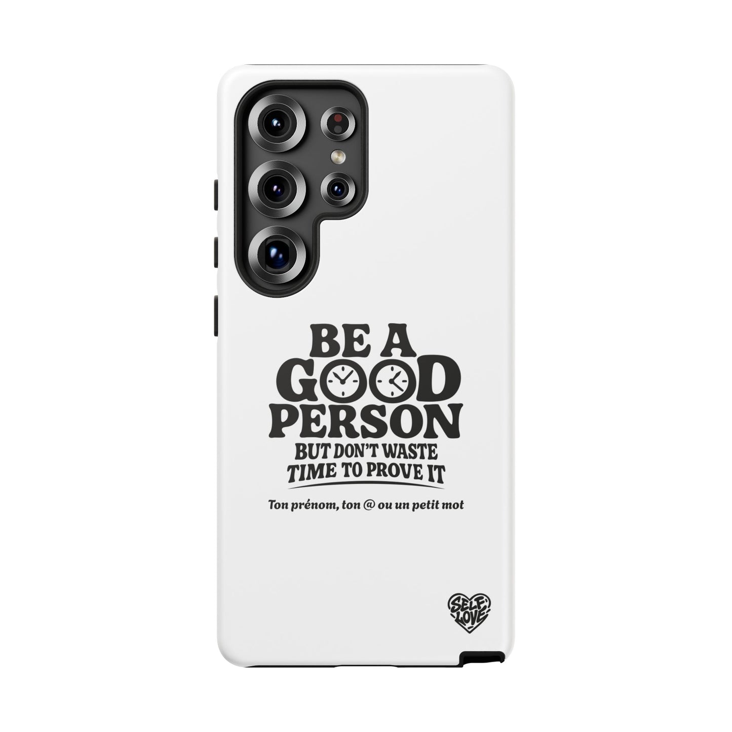Be A Good Person - Coque Samsung (blanc)