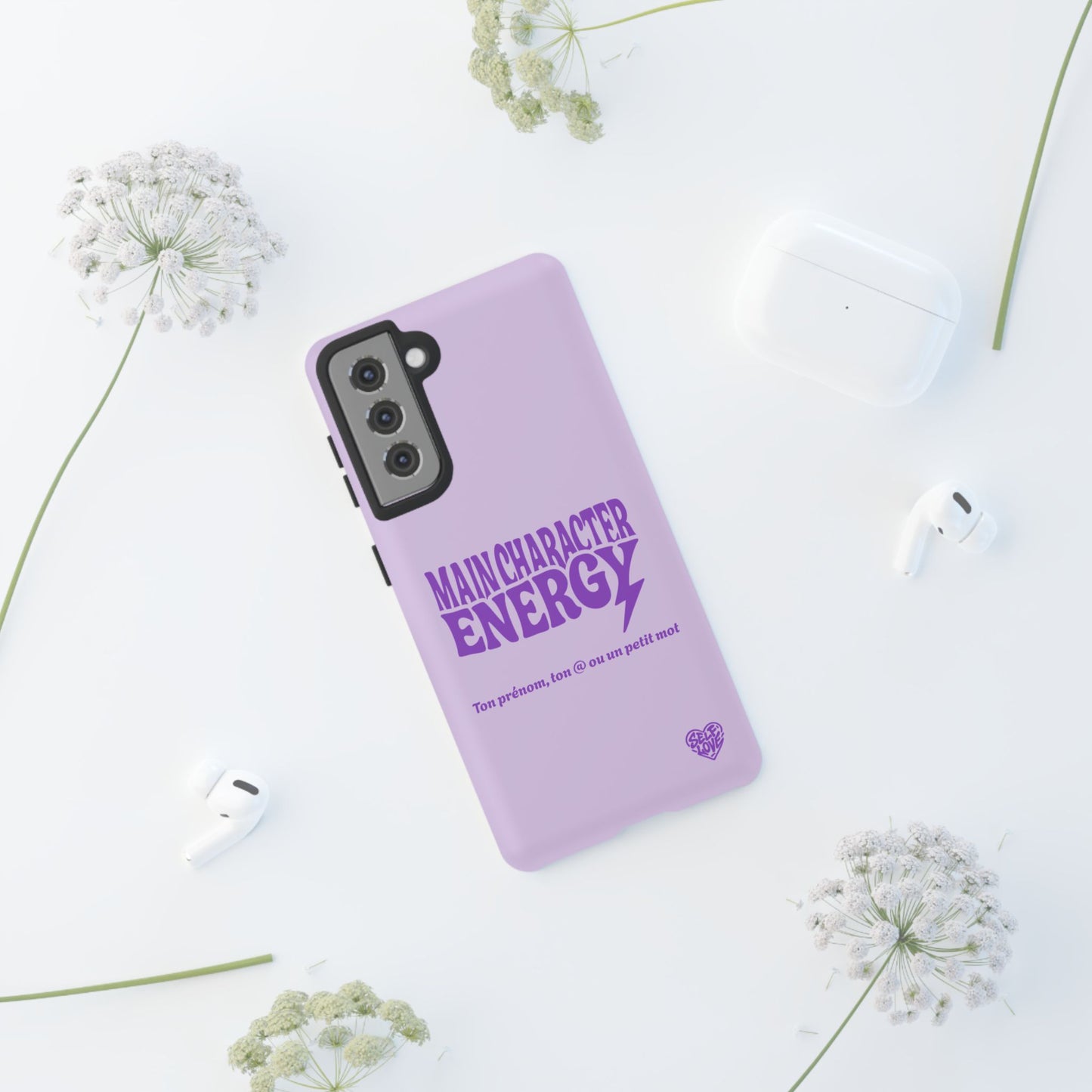 Main Character Energy - Coque Samsung (violet)