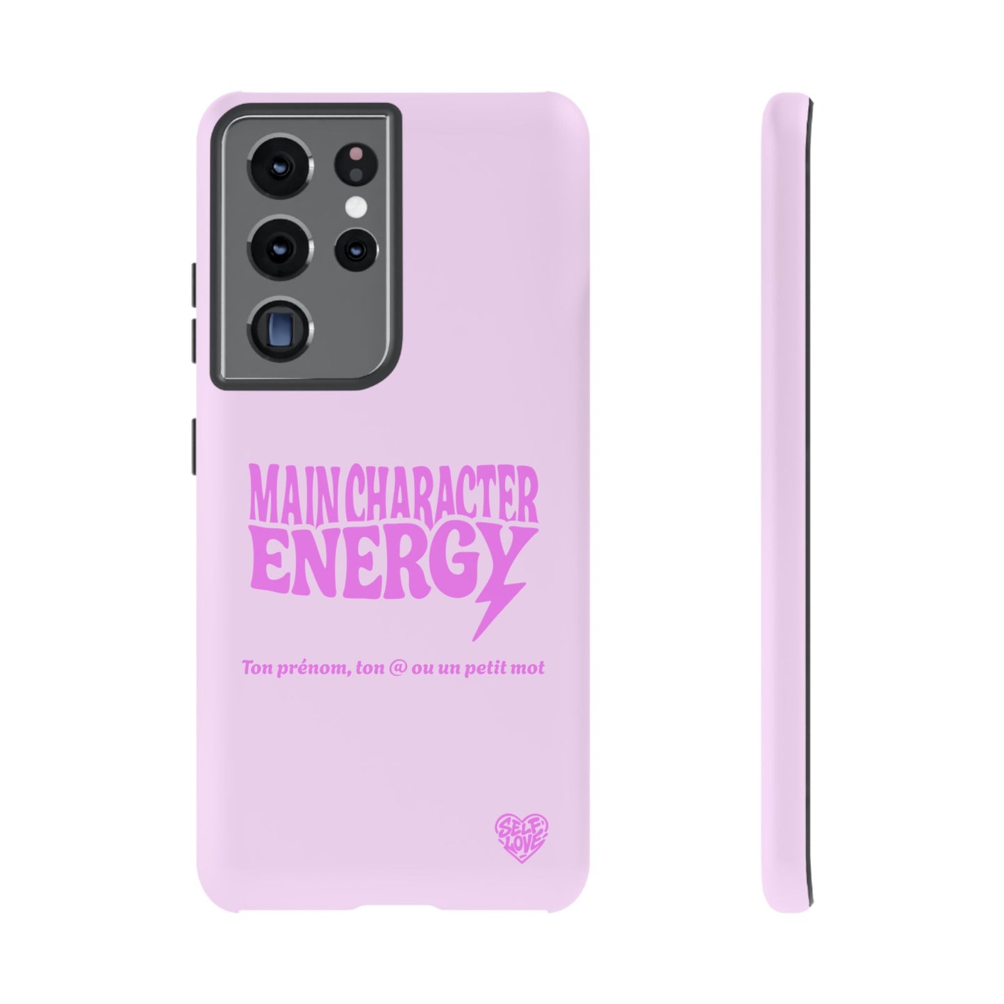 Main Character Energy - Coque Samsung (rose)