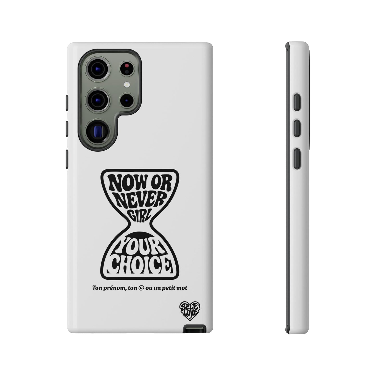 Now Or Never Girl - Coque Samsung (blanc)