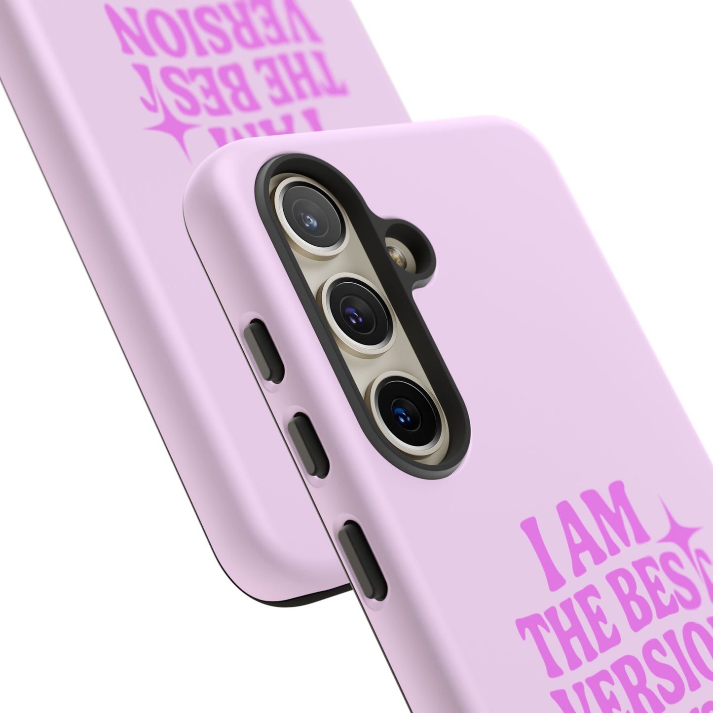 I Am The Best Version Of Myself - Coque Samsung (rose)