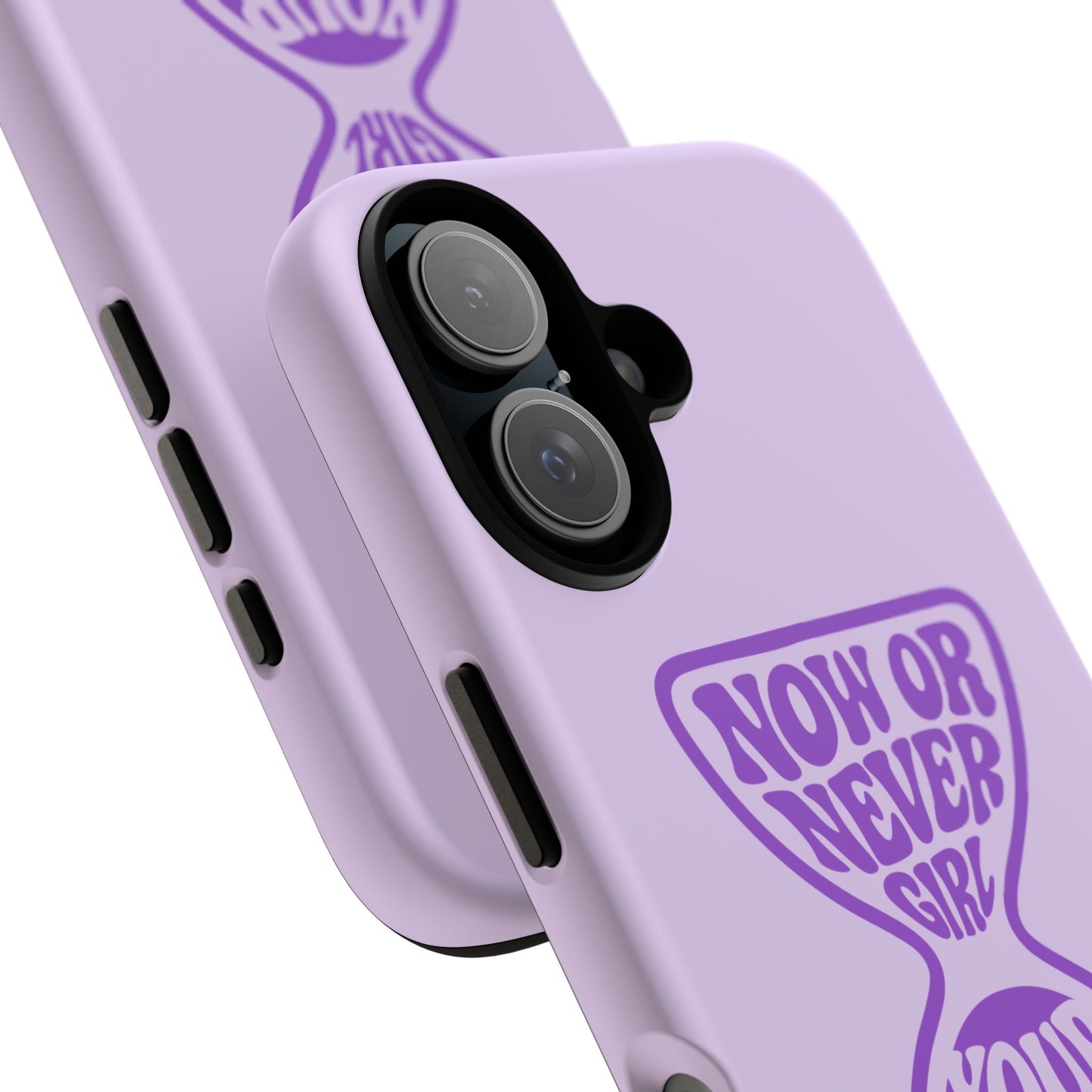 Now Or Never Girl - Coque iPhone (violet)