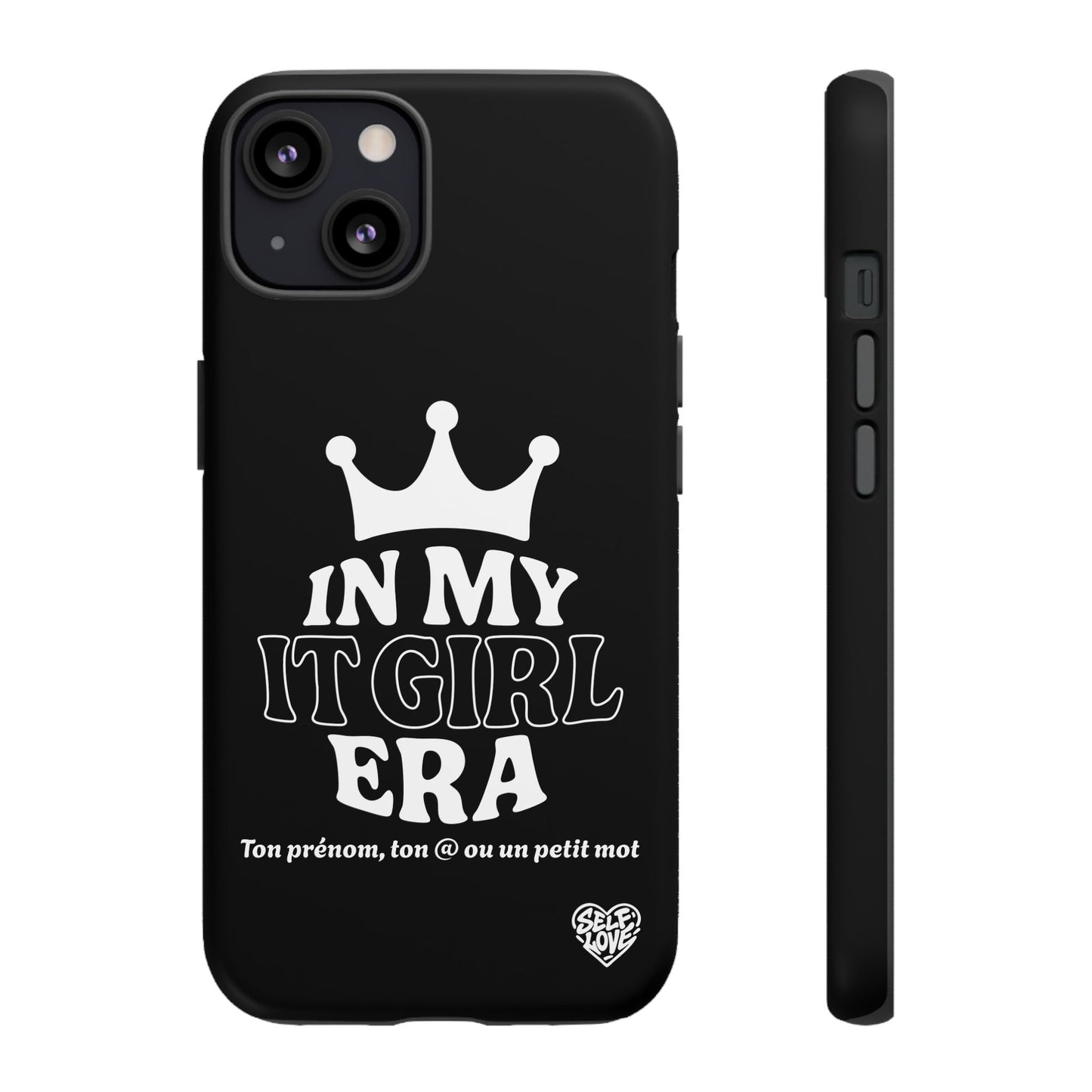 In My It Girl Era - Coque iPhone (noir)