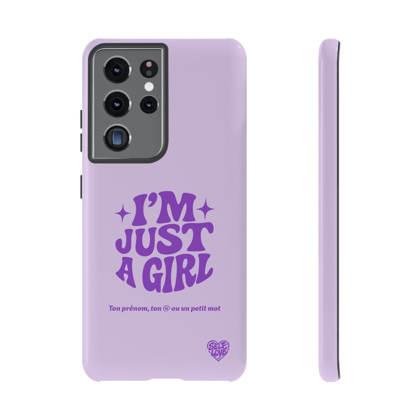 Im Just A Girl - Coque Samsung (violet)
