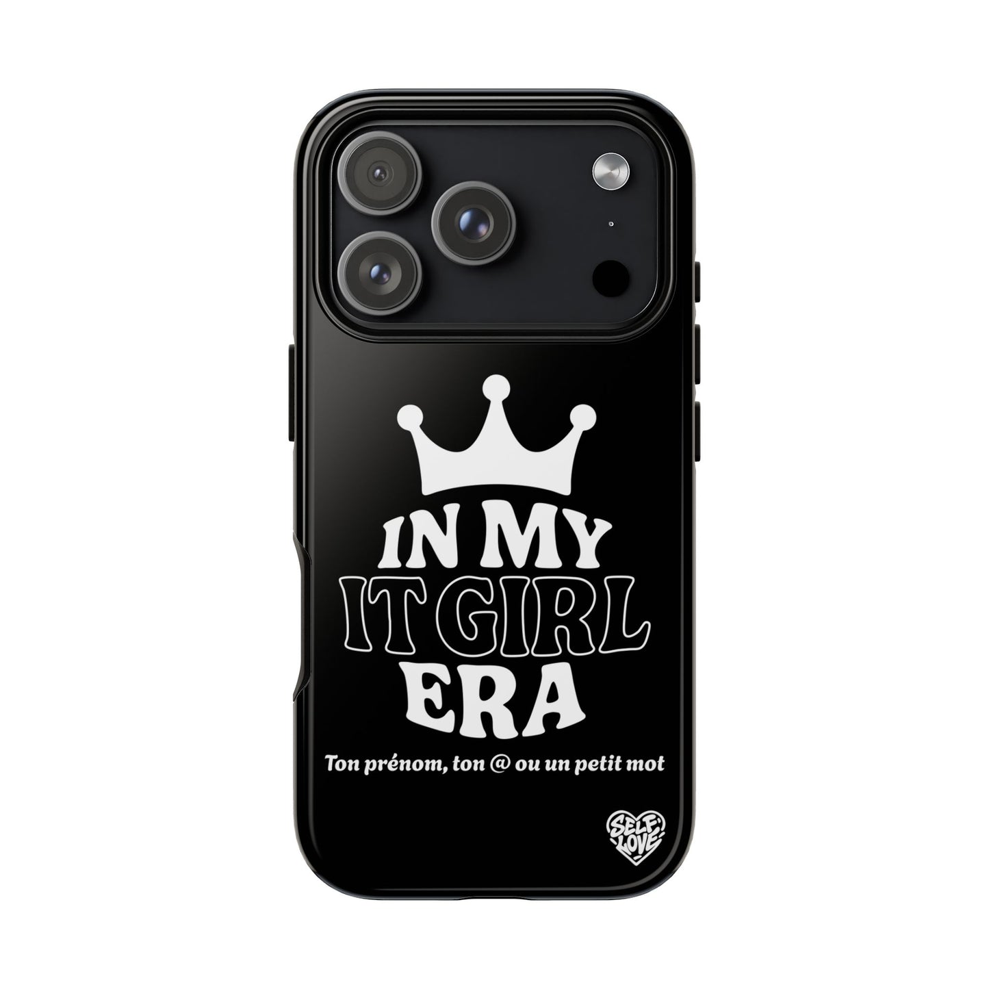 In My It Girl Era - Coque iPhone (noir)
