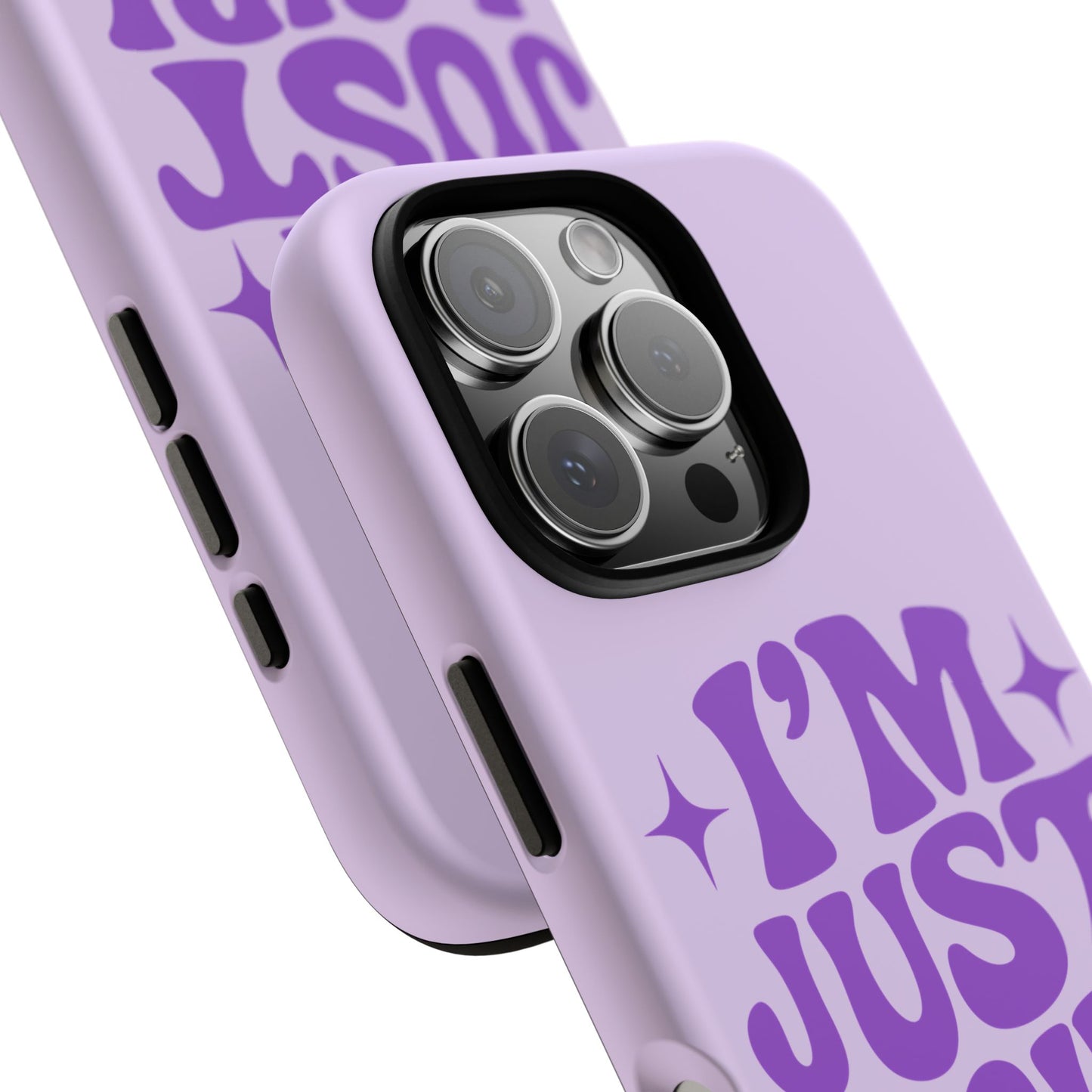Im Just A Girl - Coque iPhone (violet)
