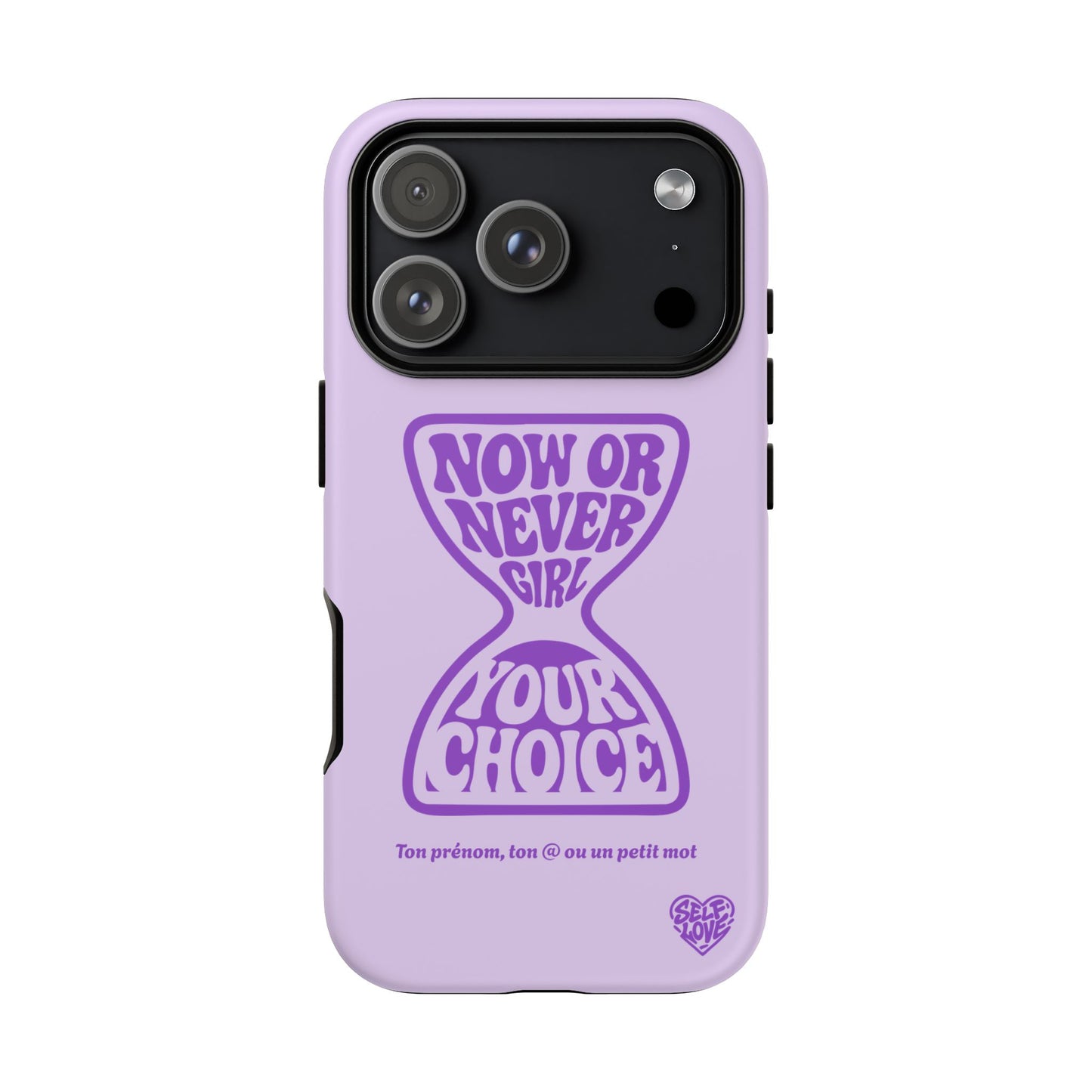 Now Or Never Girl - Coque iPhone (violet)