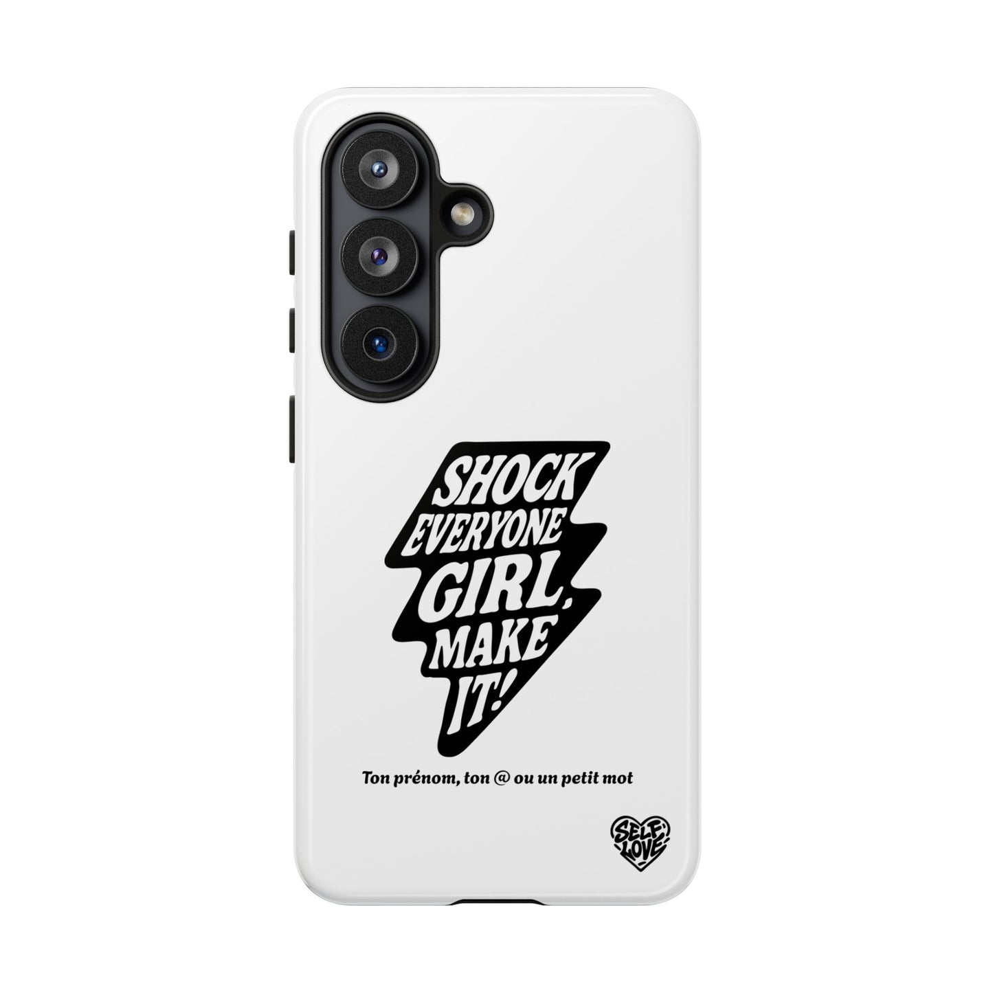 Shock Everyone - Coque Samsung (blanc)