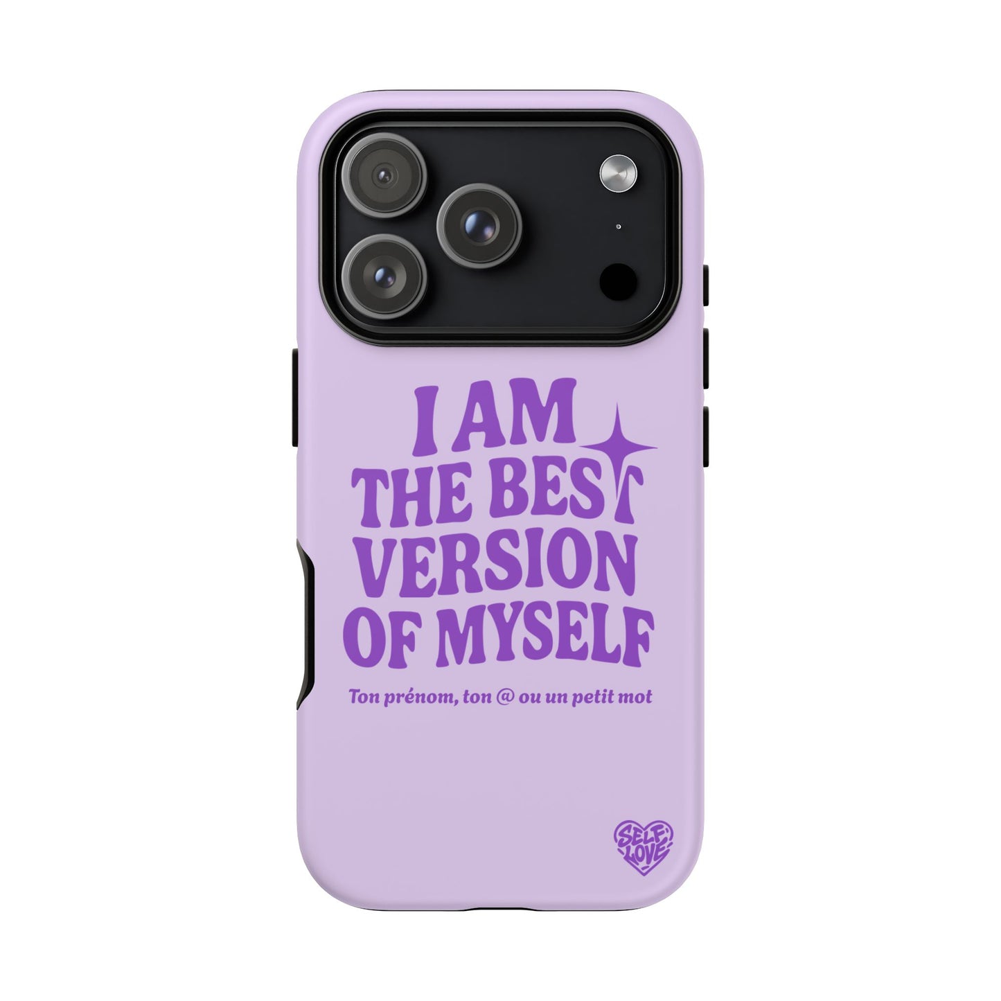 I Am The Best Version Of Myself - Coque iPhone (violet)