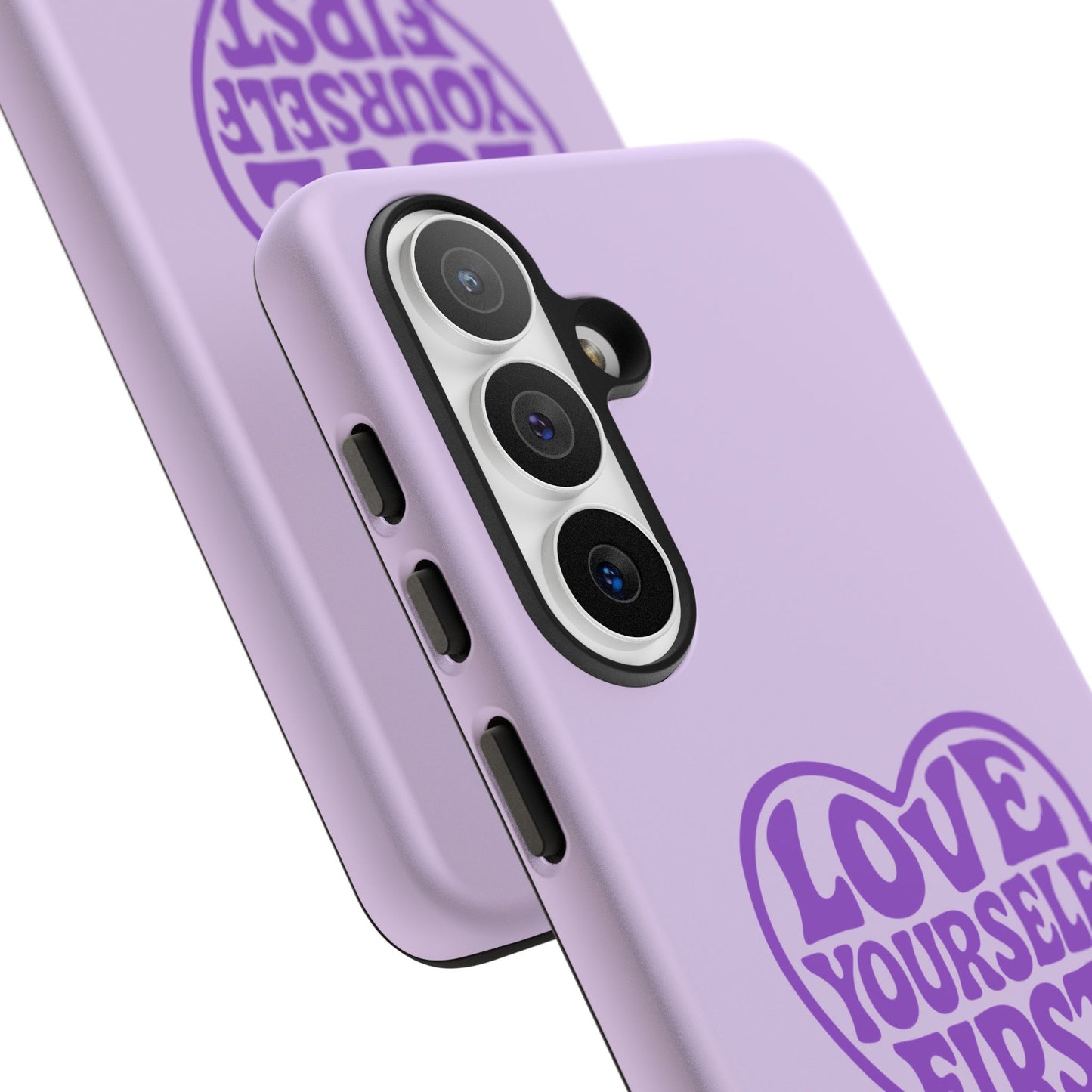Love Yourself First - Coque Samsung (violet)